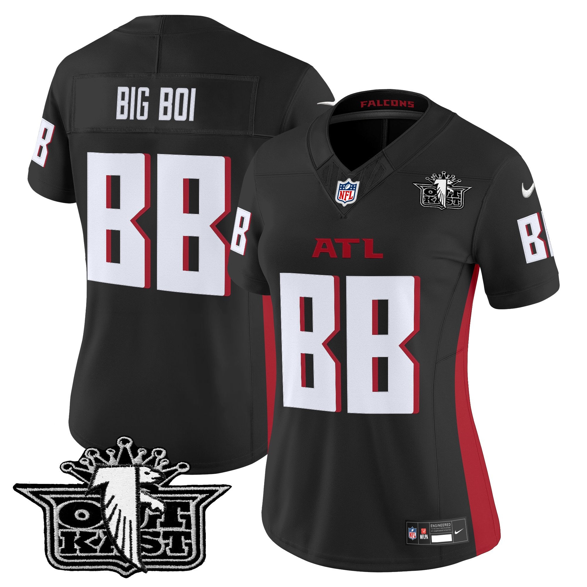 Women's Outkast x Atlanta Falcons 2025 Vapor Limited Jersey - All Stitched