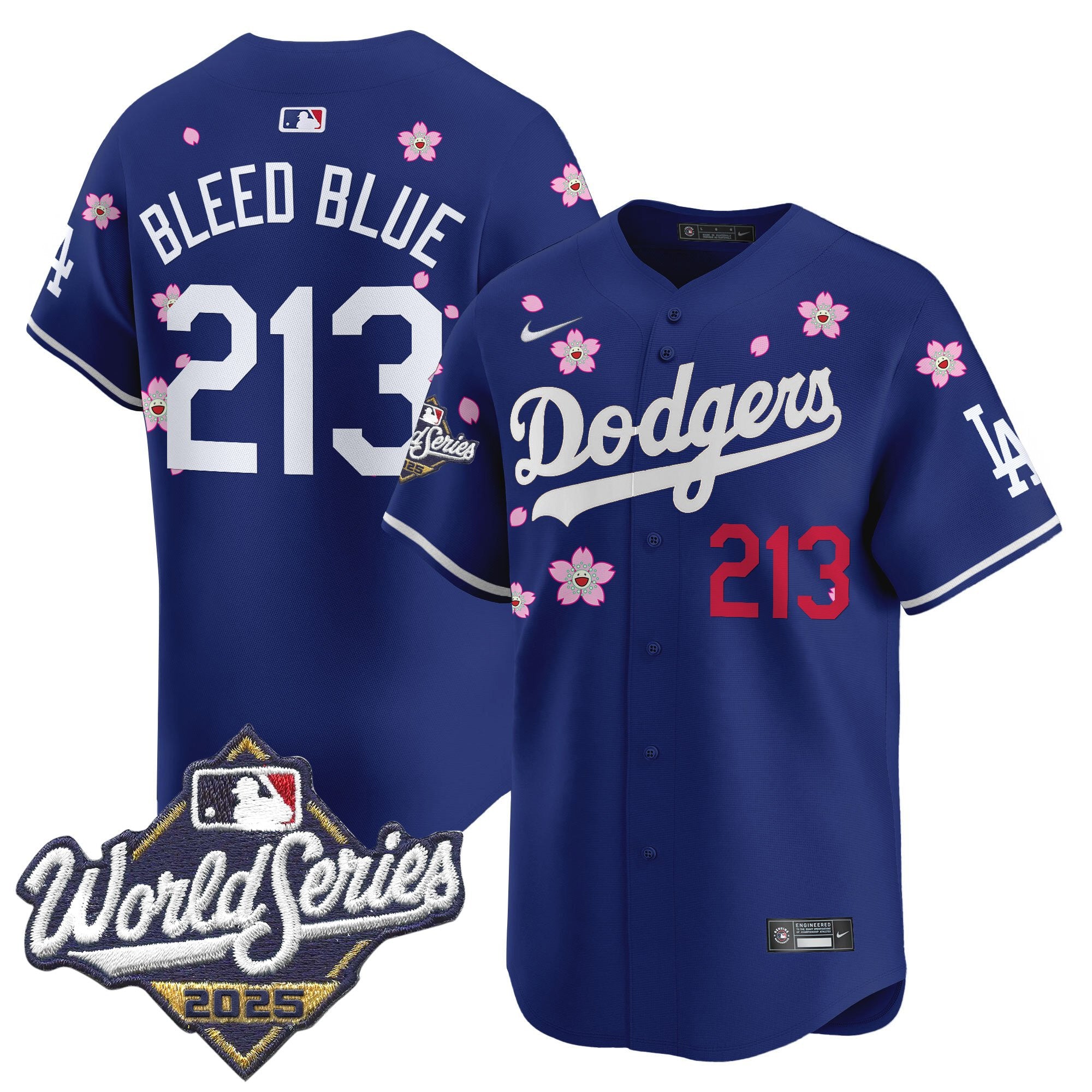Men's Dodgers 2025 World Series x Tokyo Series Vapor Premier Limited Jersey - Stitched