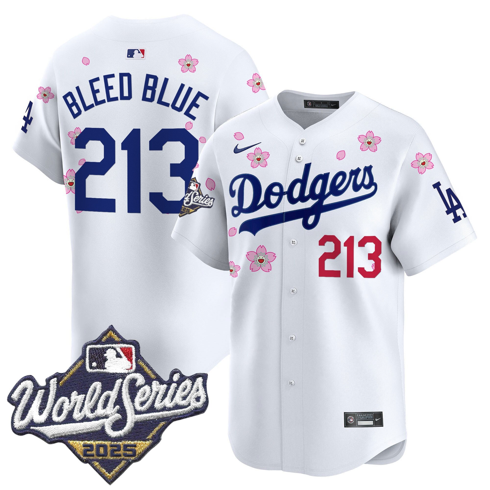 Men's Dodgers 2025 World Series x Tokyo Series Vapor Premier Limited Jersey - Stitched