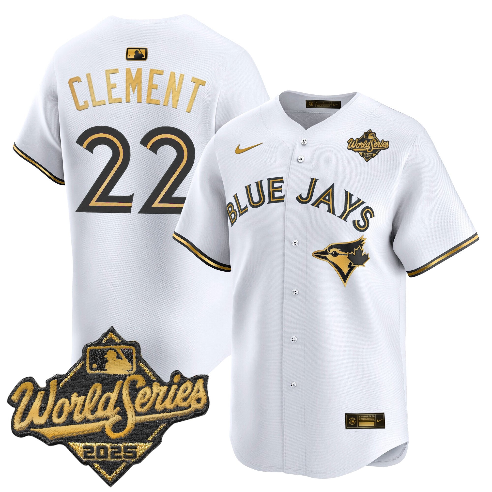 Men's Toronto Blue Jays 2025 World Series Vapor Premier Limited Jersey V2 - All Stitched
