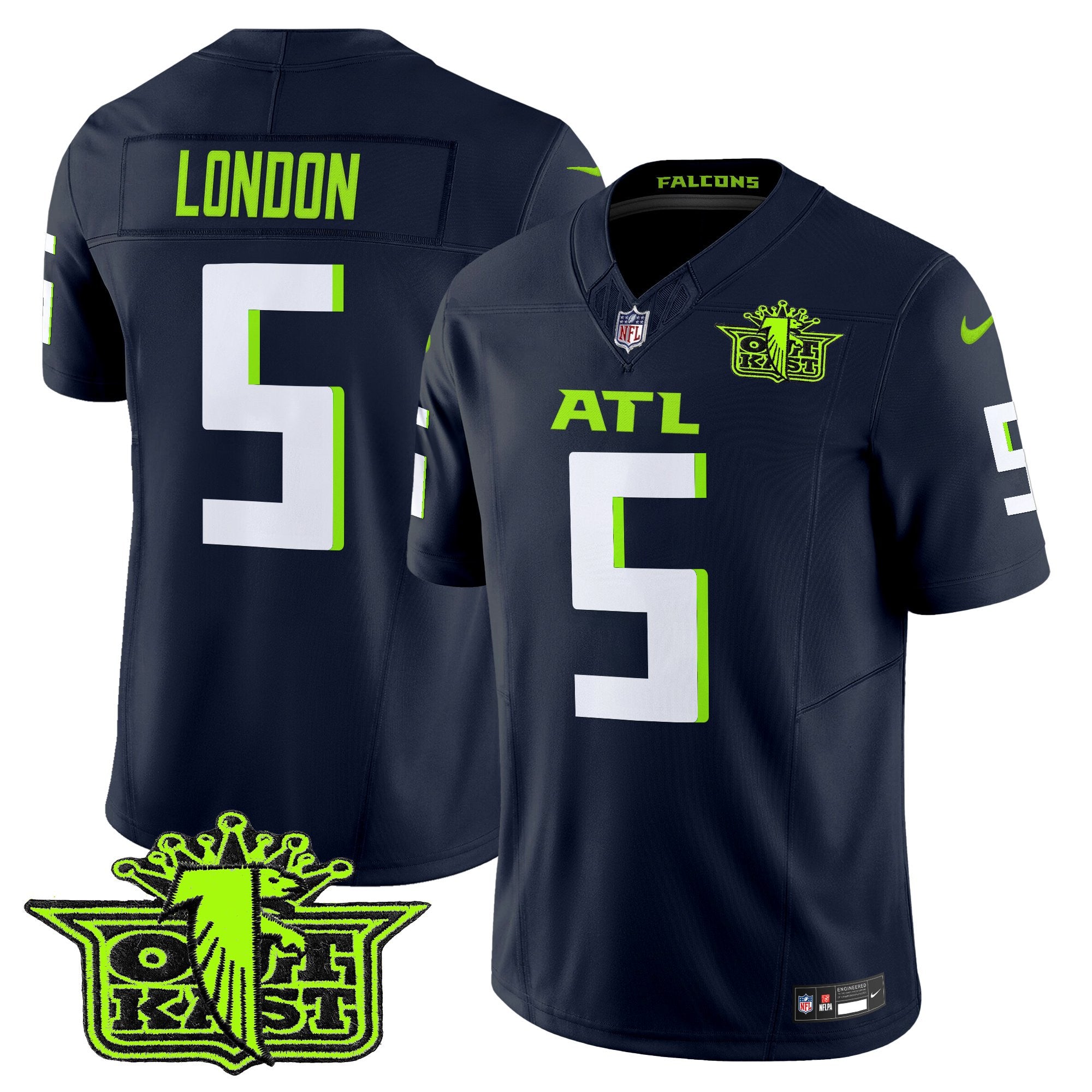 Men's Outkast x Atlanta Falcons 2025 Atliens Vapor Limited Jersey - All Stitched