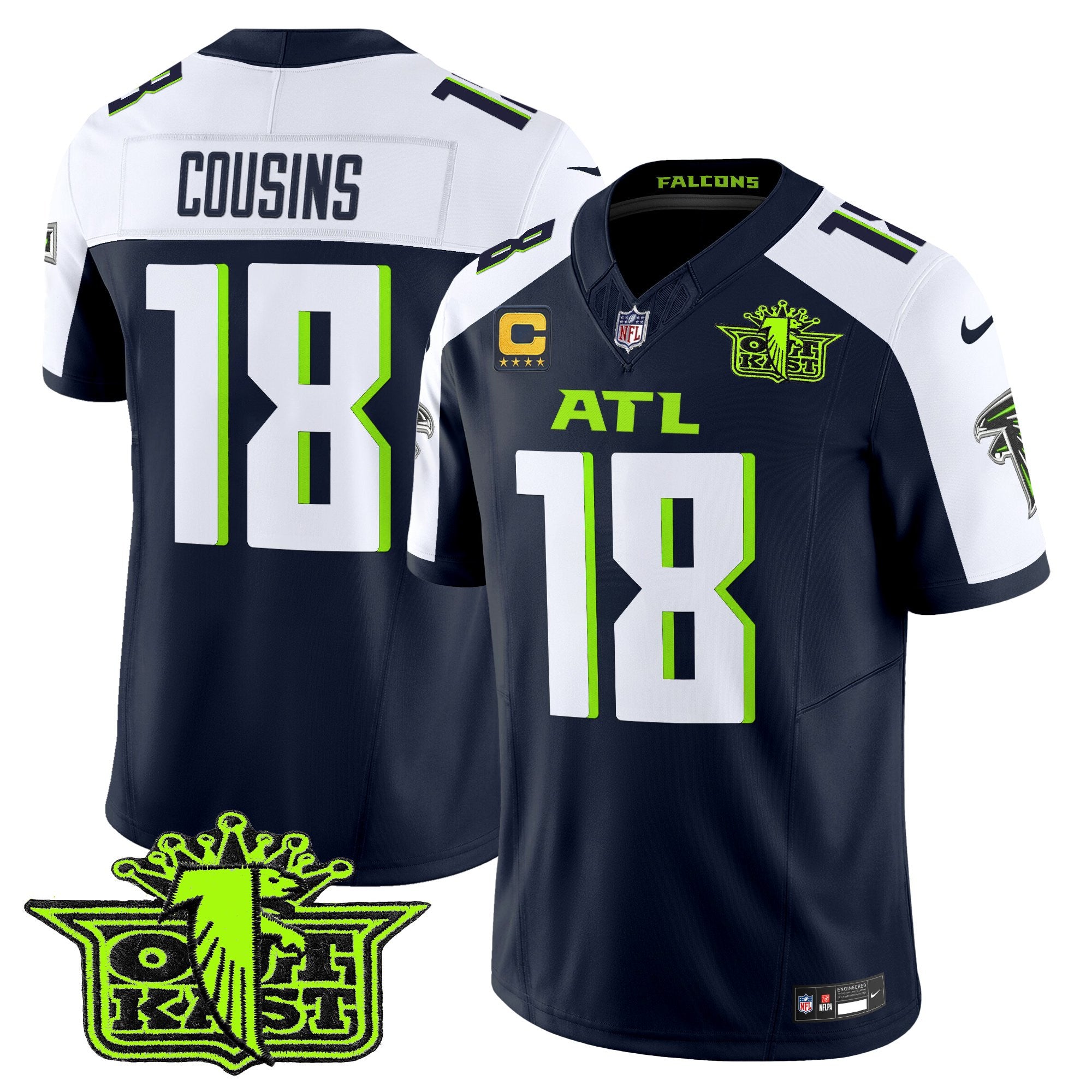 Men's Outkast x Atlanta Falcons 2025 Atliens Vapor Limited Jersey - All Stitched