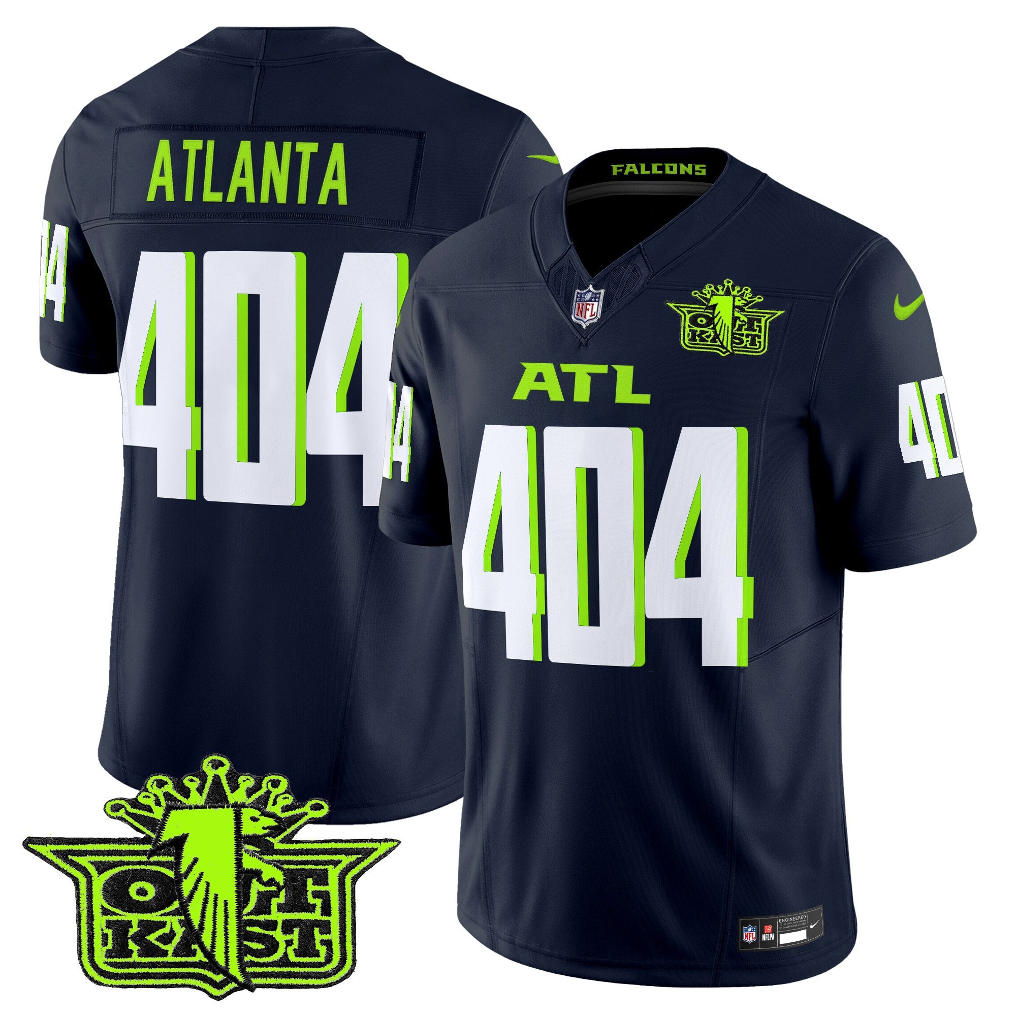 Men's Outkast x Atlanta Falcons 2025 Atliens Vapor Limited Jersey - All Stitched