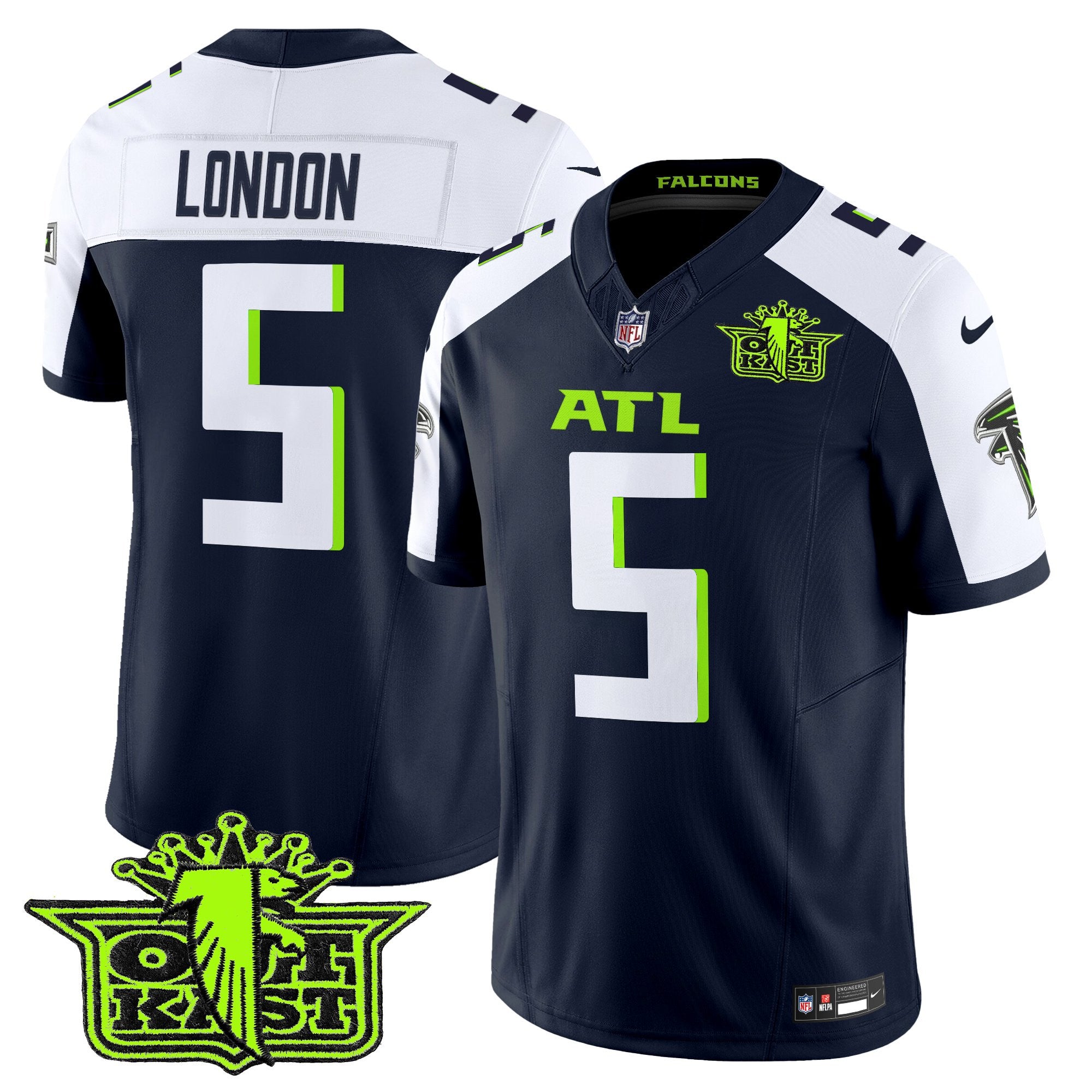 Men's Outkast x Atlanta Falcons 2025 Atliens Vapor Limited Jersey - All Stitched