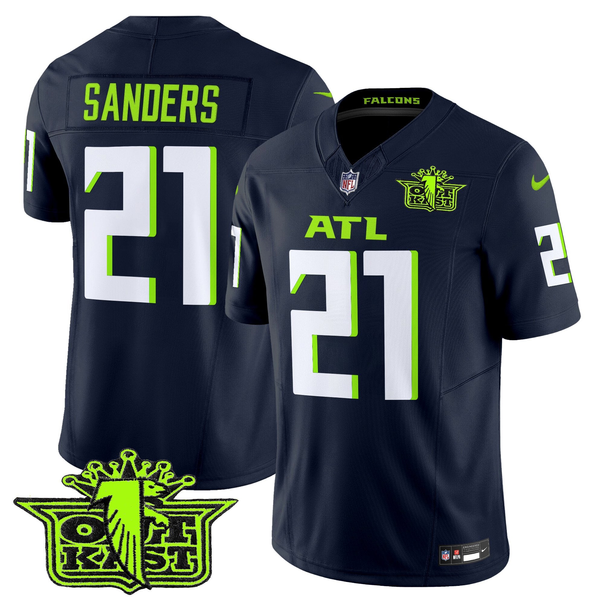 Men's Outkast x Atlanta Falcons 2025 Atliens Vapor Limited Jersey - All Stitched