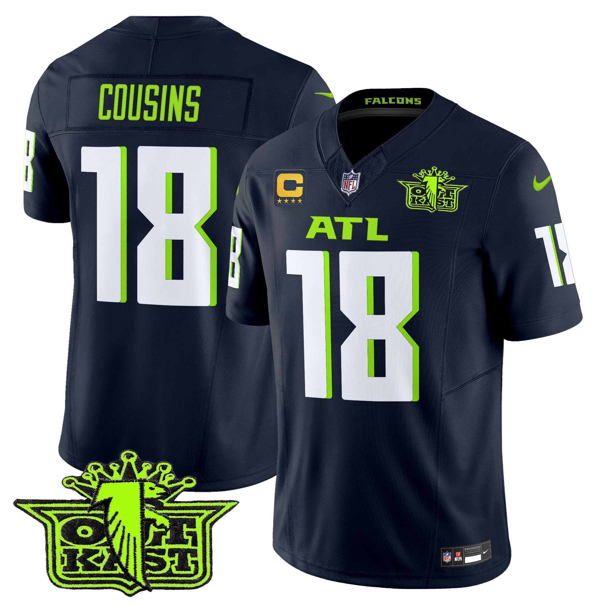Men's Outkast x Atlanta Falcons 2025 Atliens Vapor Limited Jersey - All Stitched