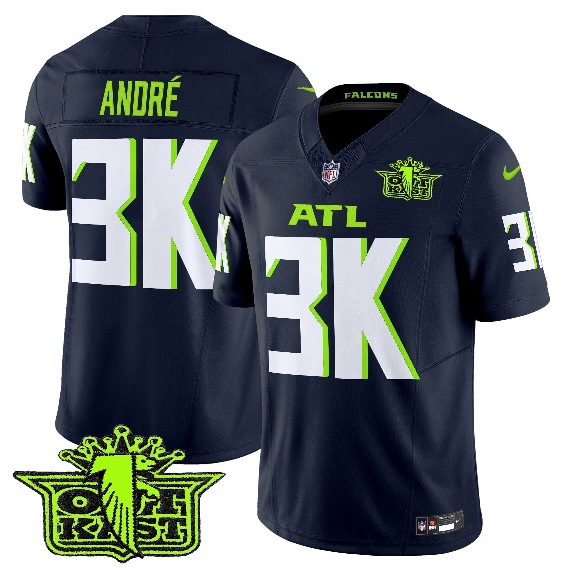 Men's Outkast x Atlanta Falcons 2025 Atliens Vapor Limited Jersey - All Stitched