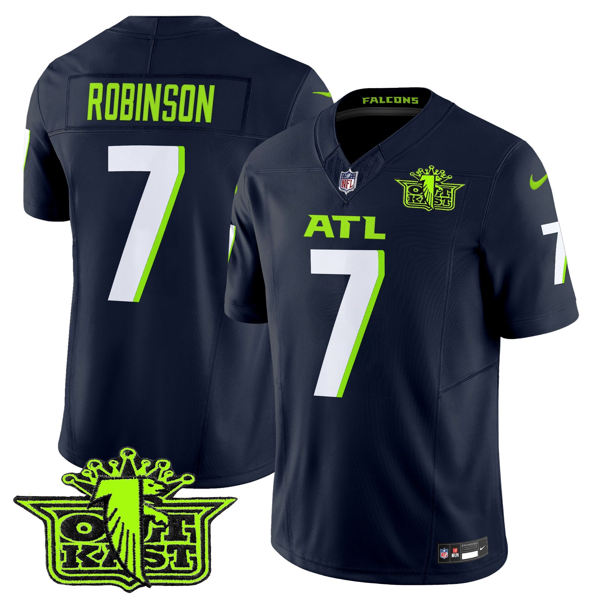 Men's Outkast x Atlanta Falcons 2025 Atliens Vapor Limited Jersey - All Stitched