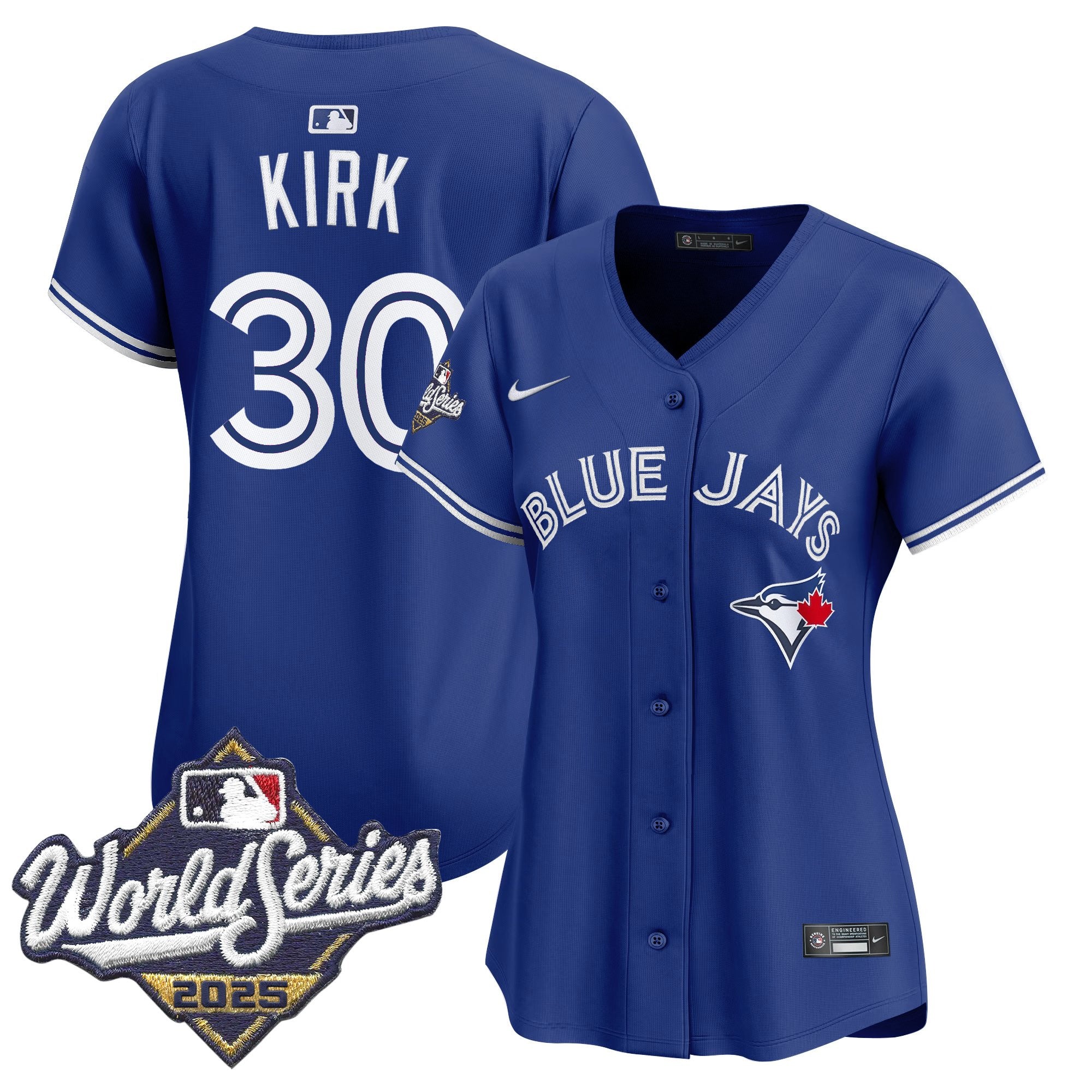 Women's Toronto Blue Jays 2025 World Series Vapor Premier Limited Jersey - All Stitched