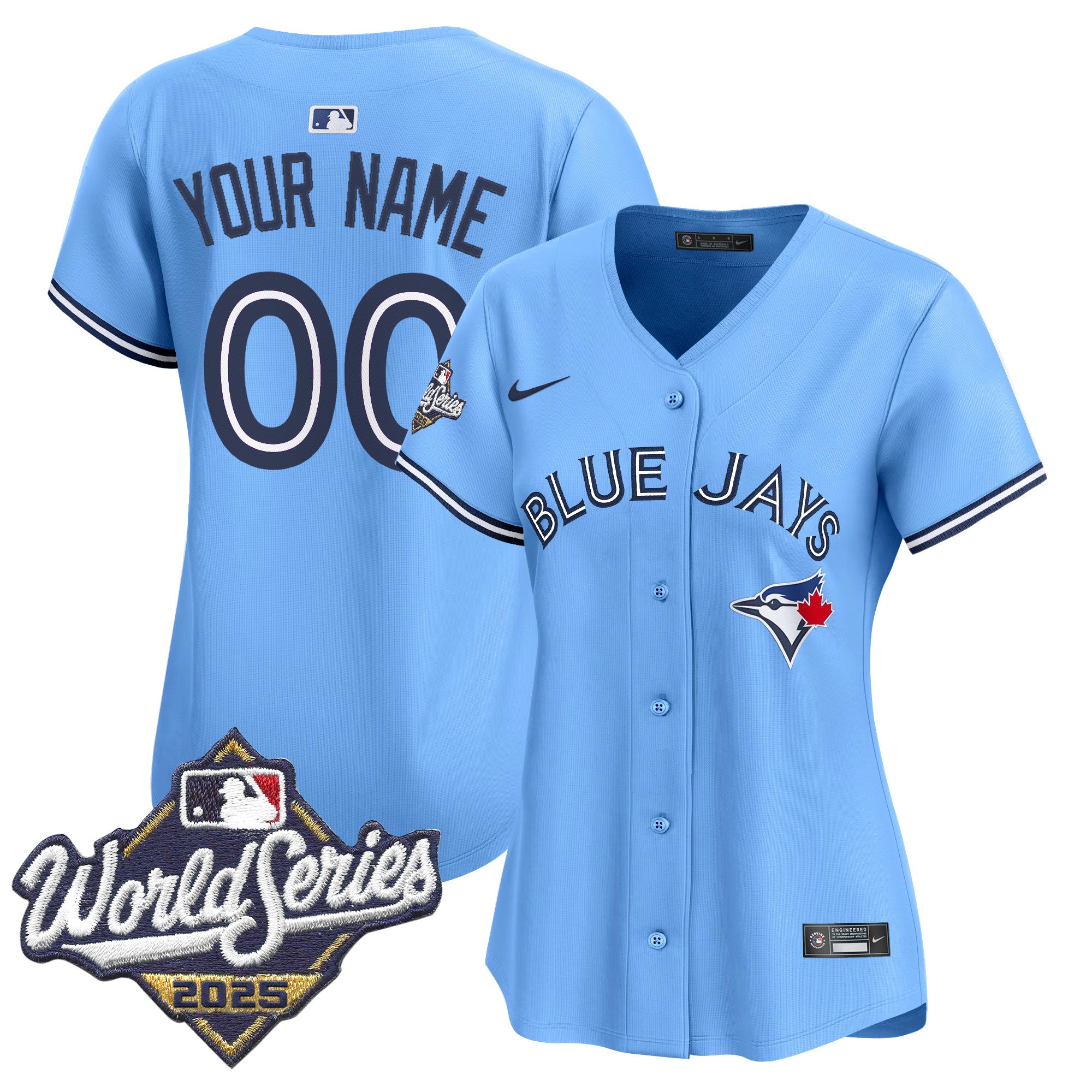 Toronto Blue Jays 2025 World Series Vapor Premier Limited Custom Jersey - All Stitched