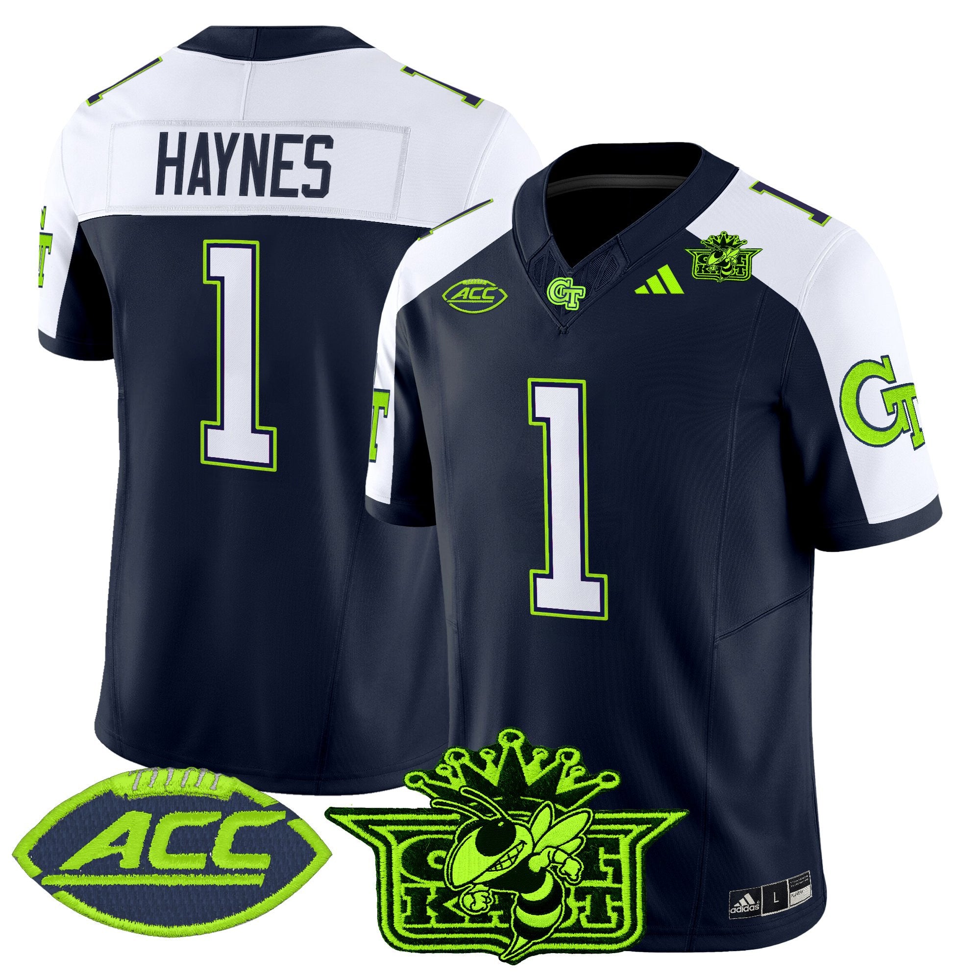 Men's Outkast x Georgia Tech Yellow Jackets 2025 Atliens Vapor Limited Jersey - All Stitched