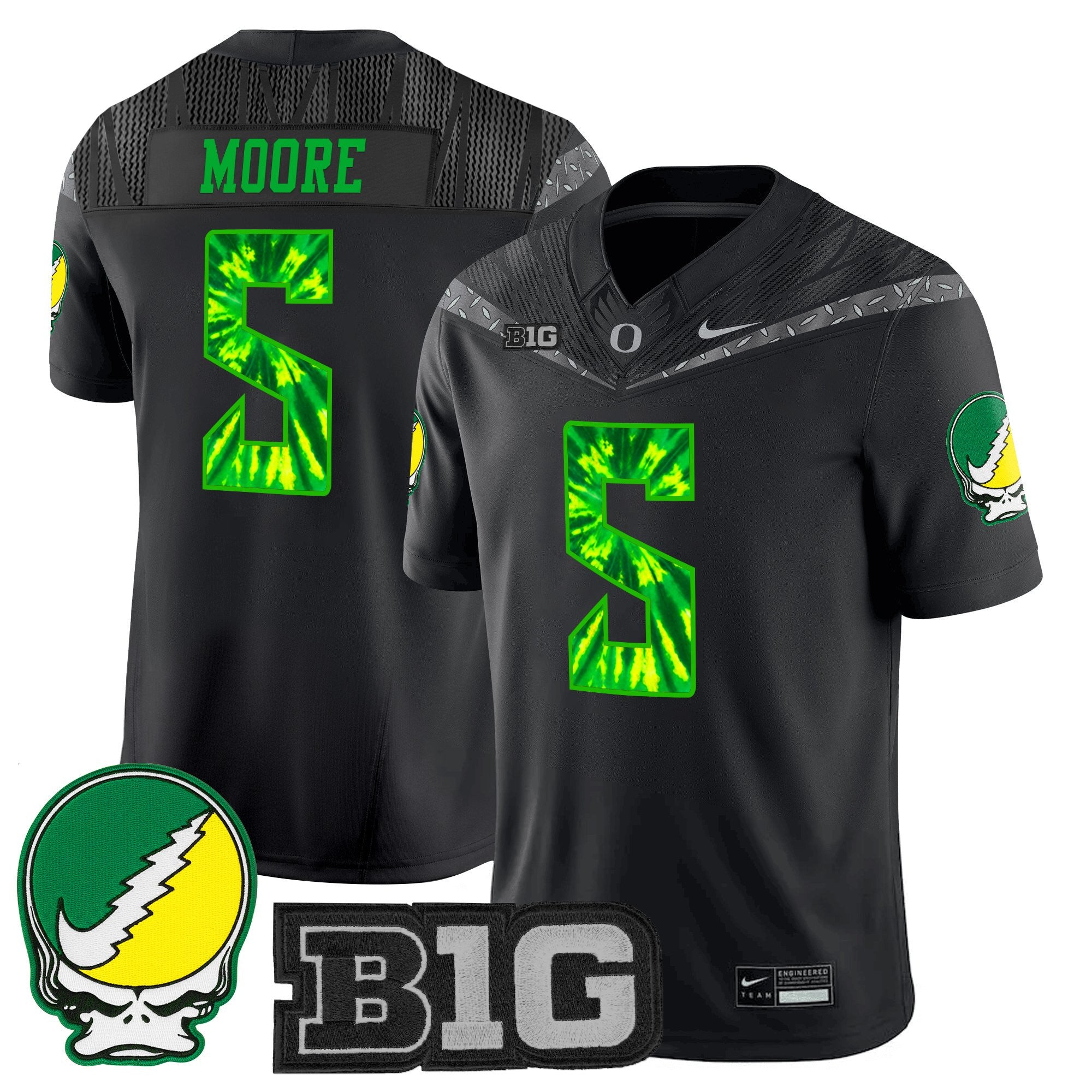 Men's Oregon Ducks 2025 "Grateful Ducks" Vapor Limited Jersey - All Stitched