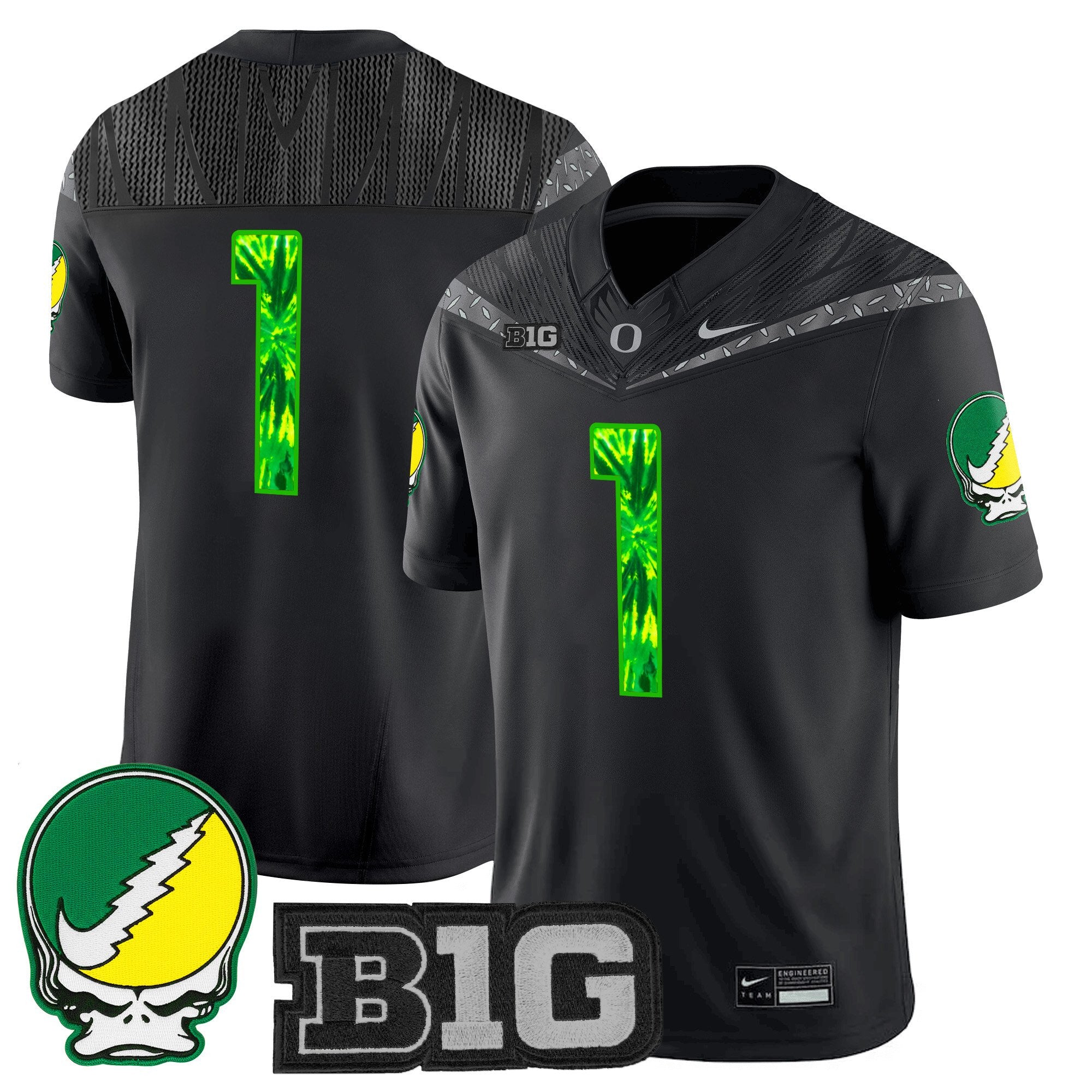 Men's Oregon Ducks 2025 "Grateful Ducks" Vapor Limited Jersey - All Stitched
