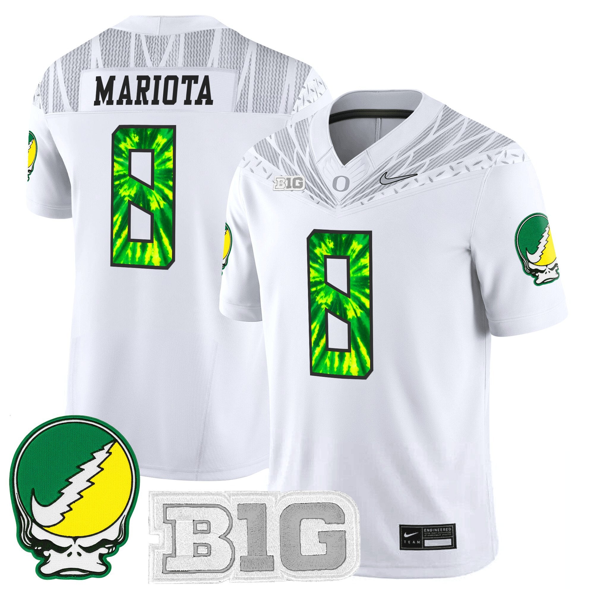 Men's Oregon Ducks 2025 "Grateful Ducks" Vapor Limited Jersey - All Stitched