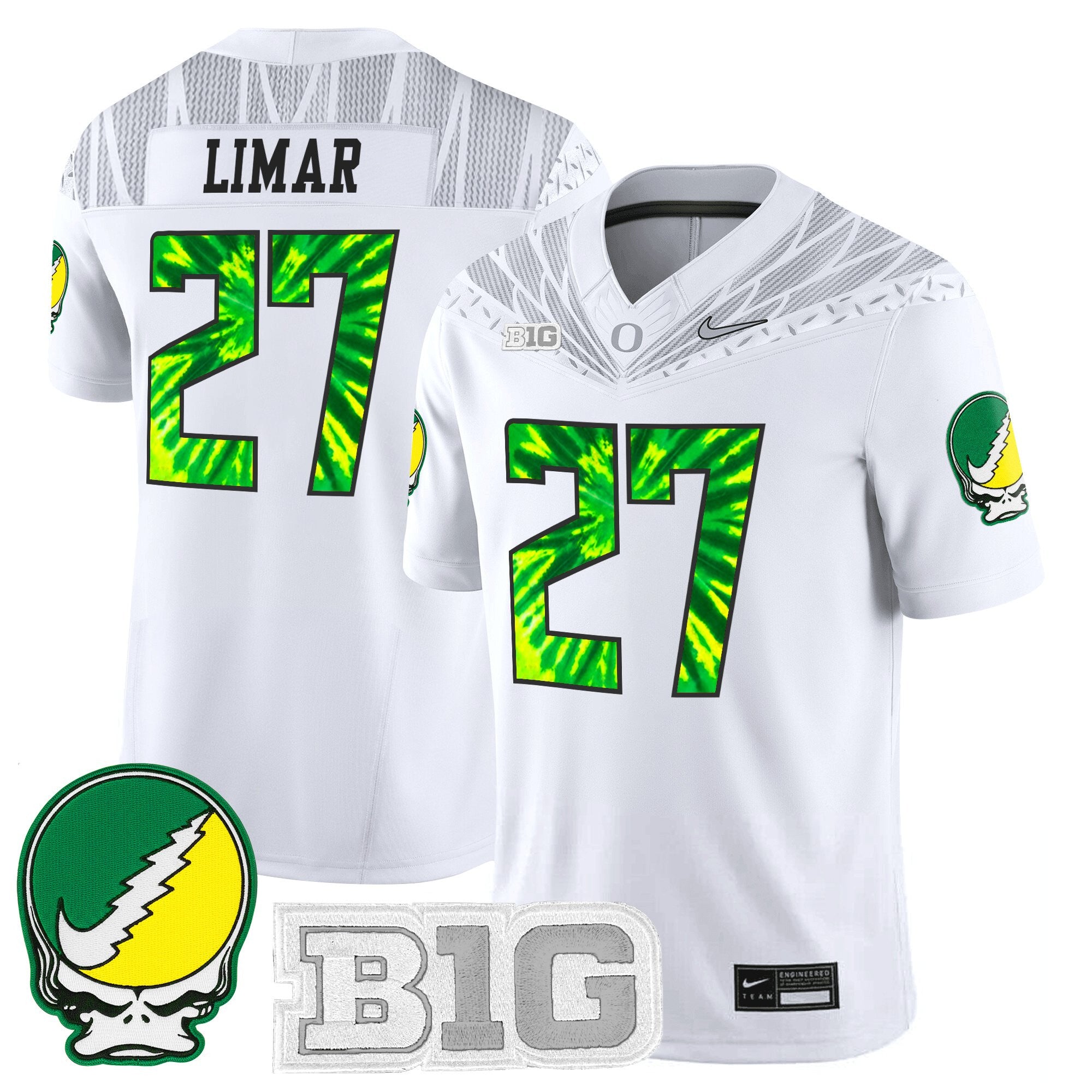Men's Oregon Ducks 2025 "Grateful Ducks" Vapor Limited Jersey - All Stitched