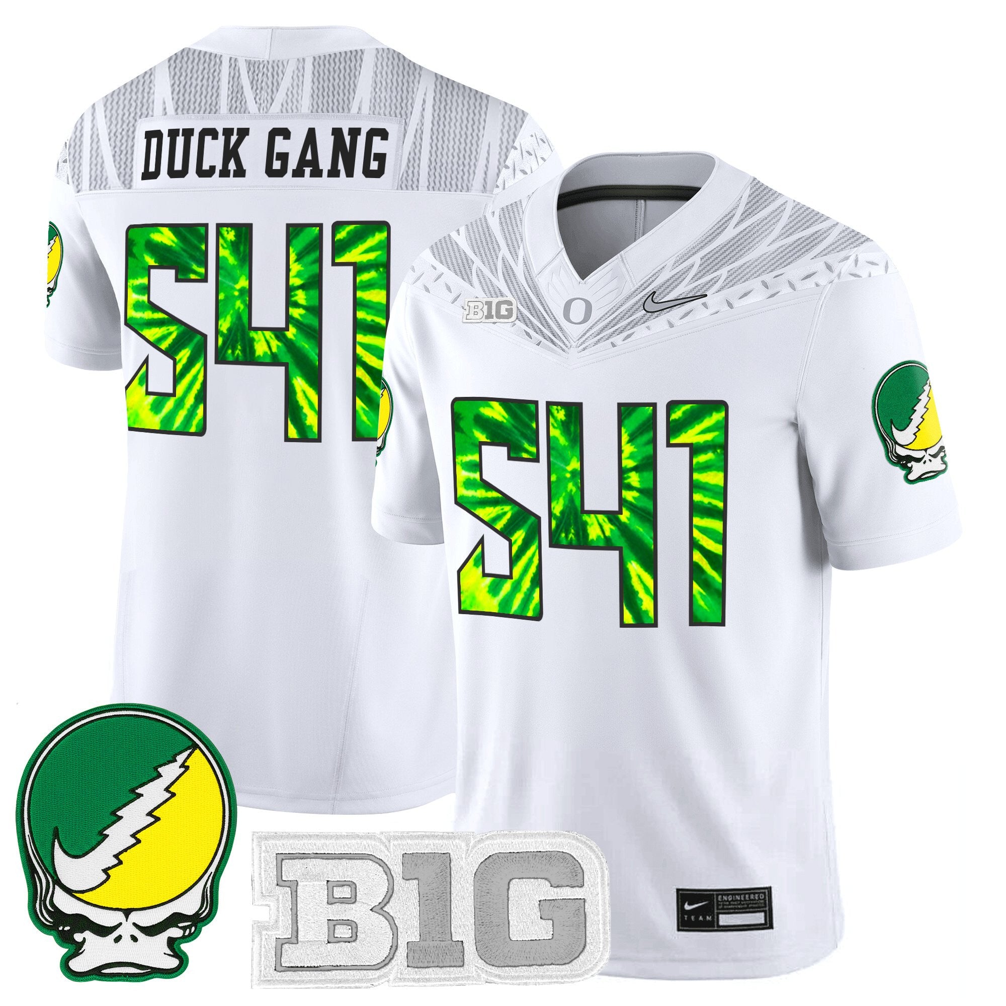 Men's Oregon Ducks 2025 "Grateful Ducks" Vapor Limited Jersey - All Stitched