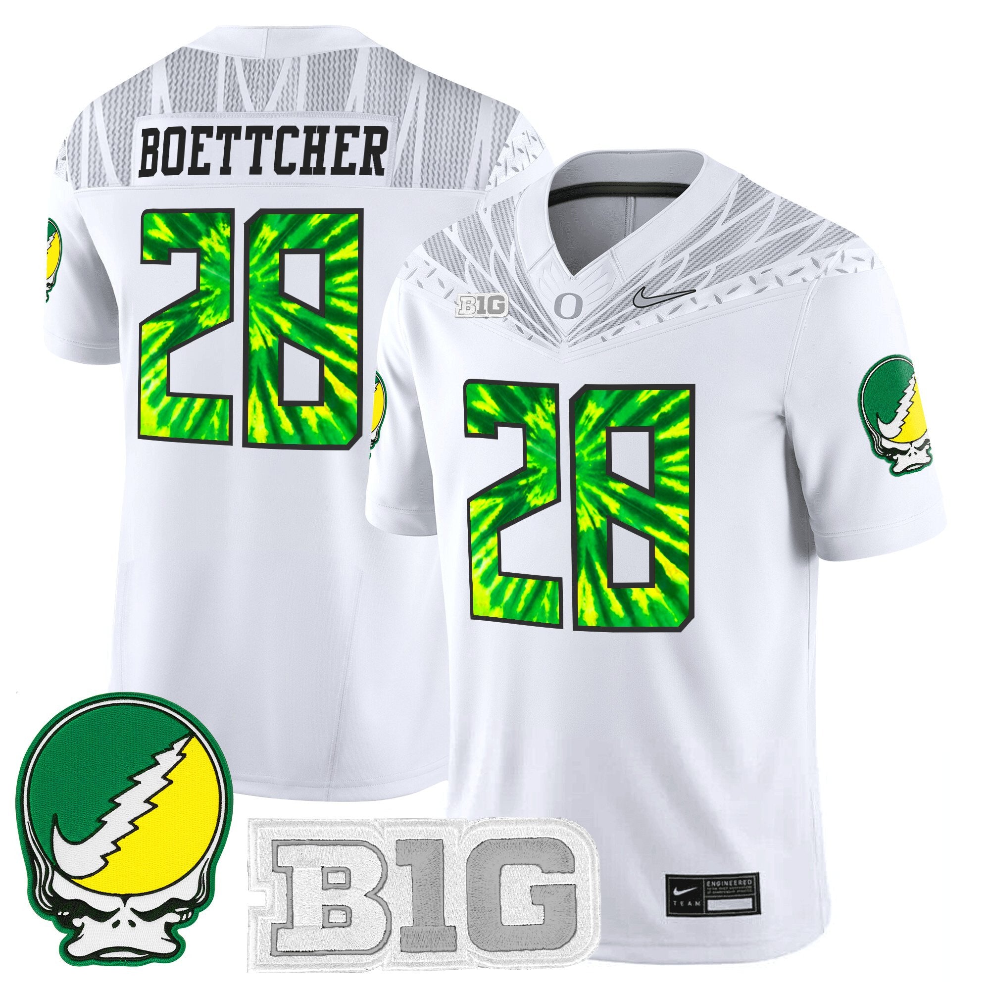 Men's Oregon Ducks 2025 "Grateful Ducks" Vapor Limited Jersey - All Stitched