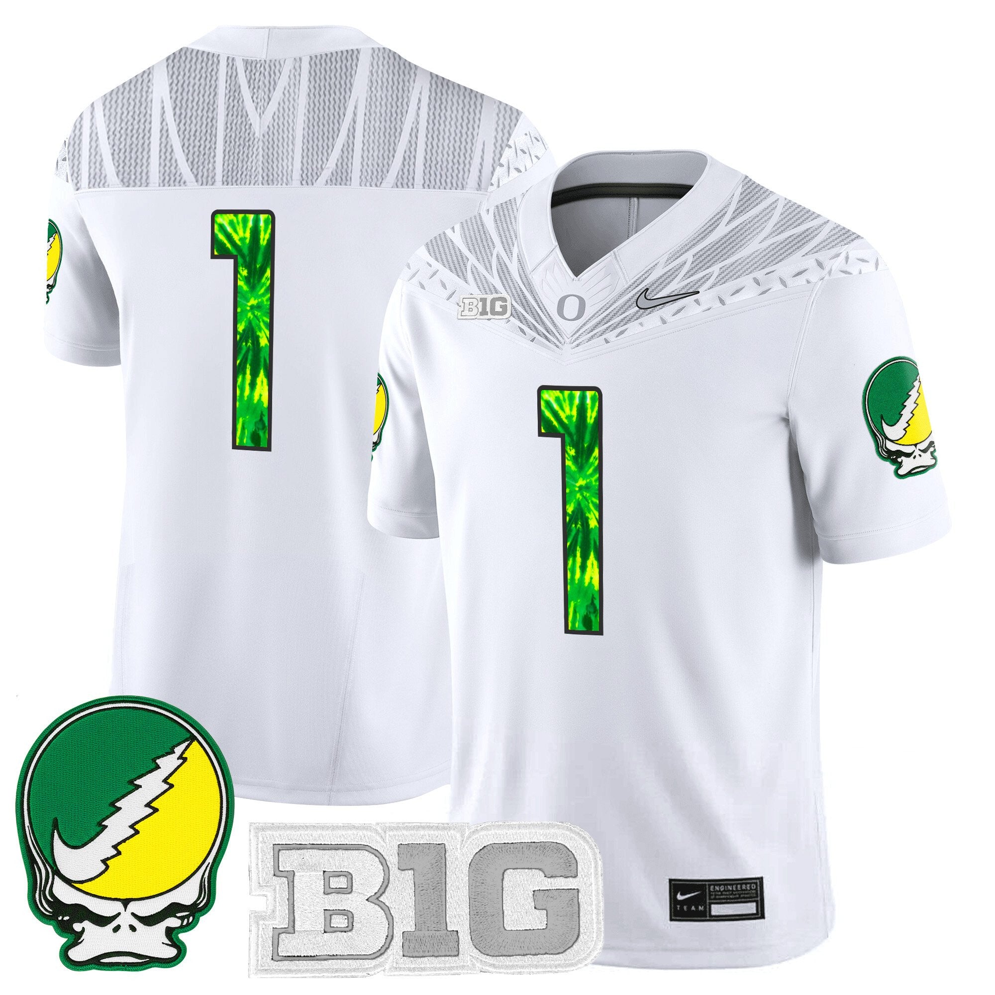 Men's Oregon Ducks 2025 "Grateful Ducks" Vapor Limited Jersey - All Stitched