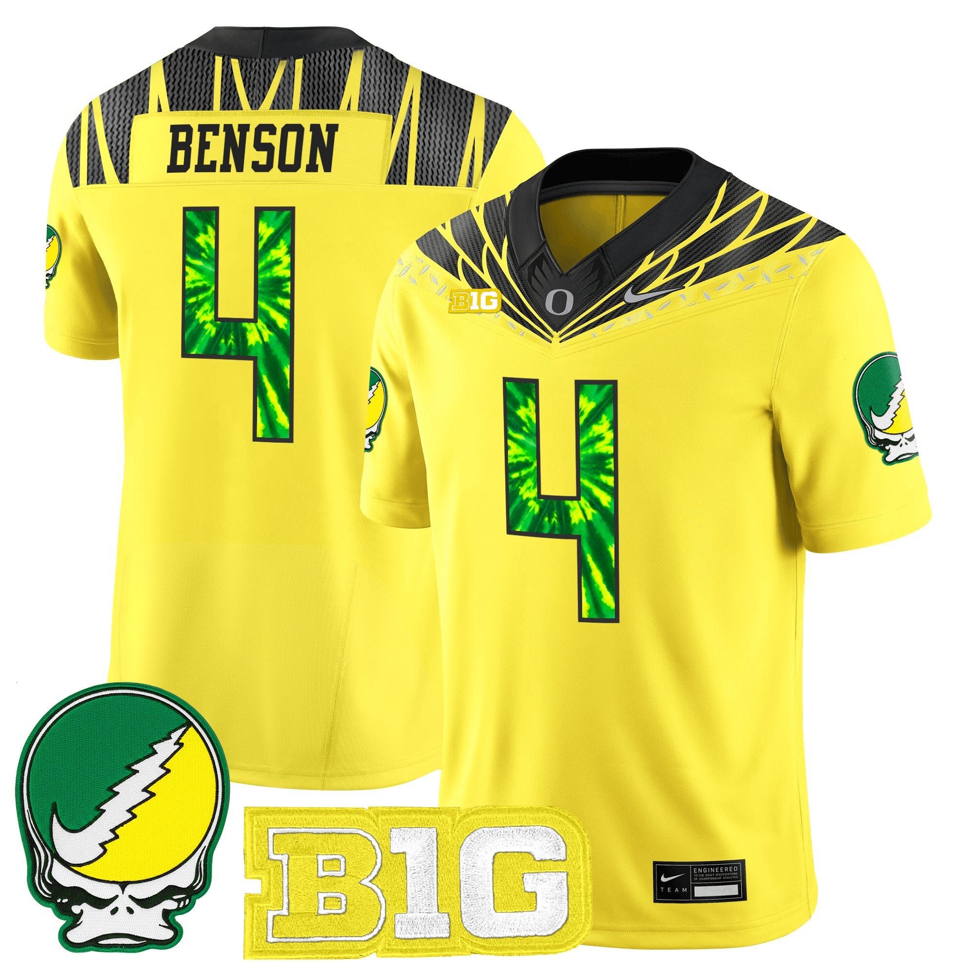 Men's Oregon Ducks 2025 "Grateful Ducks" Vapor Limited Jersey - All Stitched