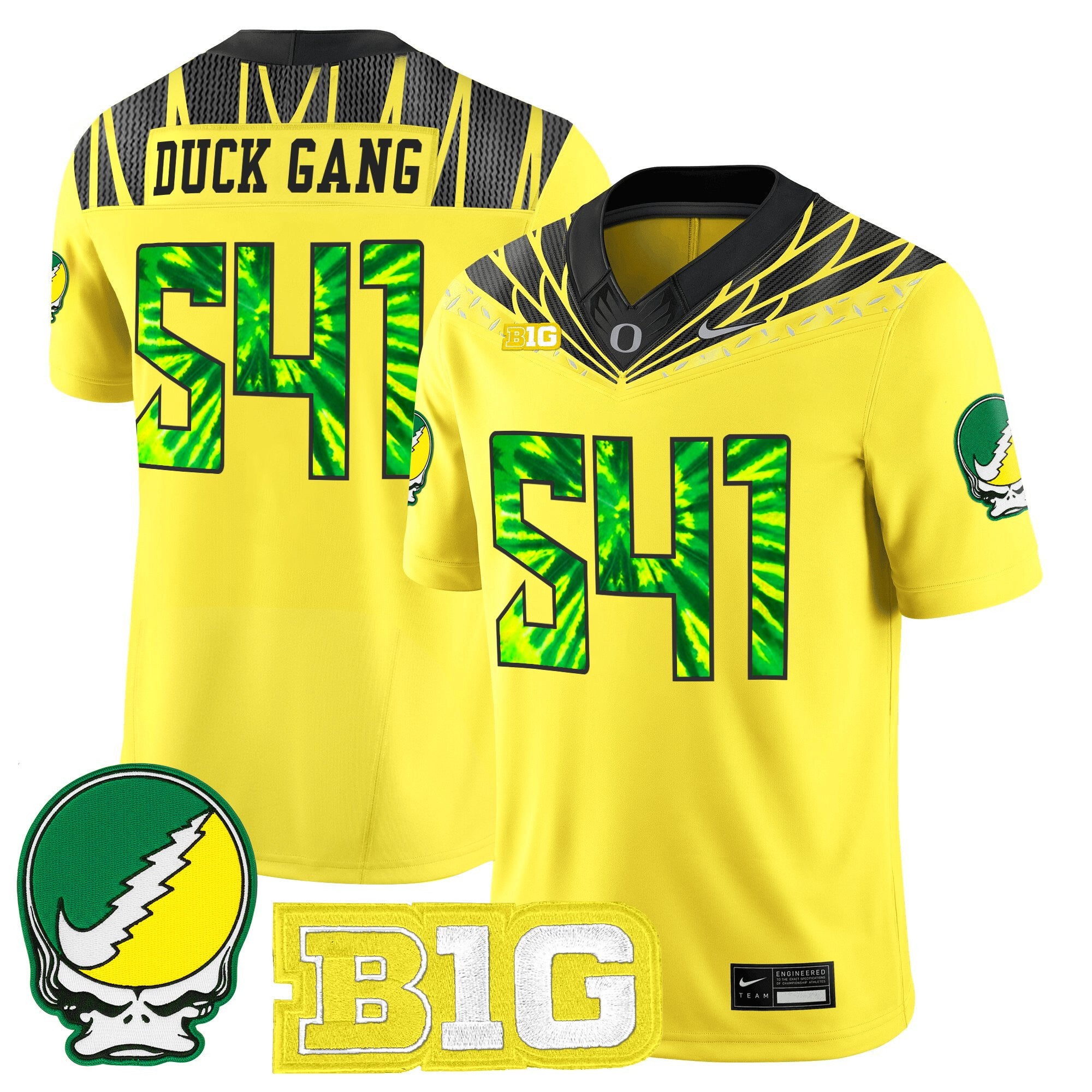 Men's Oregon Ducks 2025 "Grateful Ducks" Vapor Limited Jersey - All Stitched