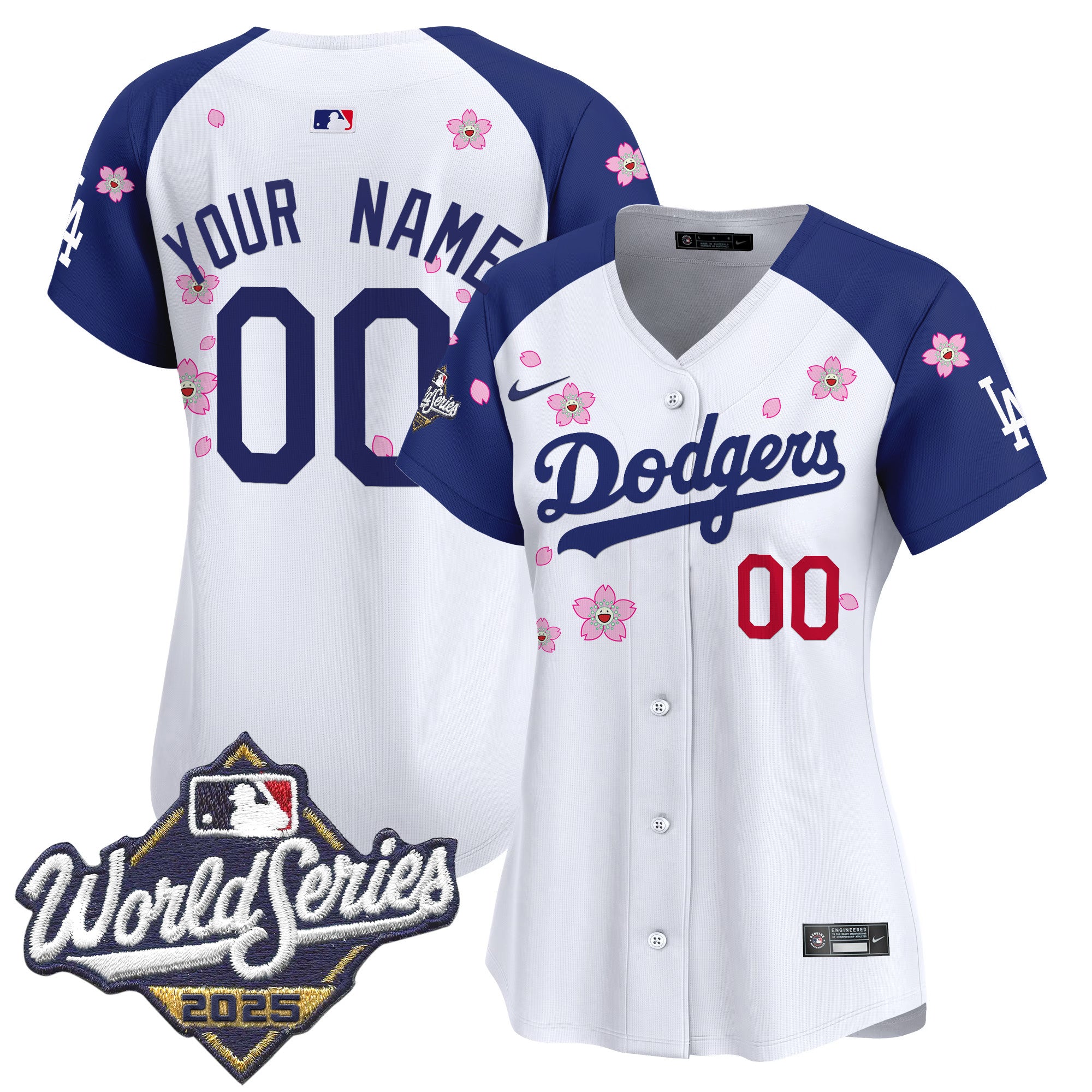 Dodgers 2025 World Series x Tokyo Series Vapor Premier Limited Custom Jersey - All Stitched