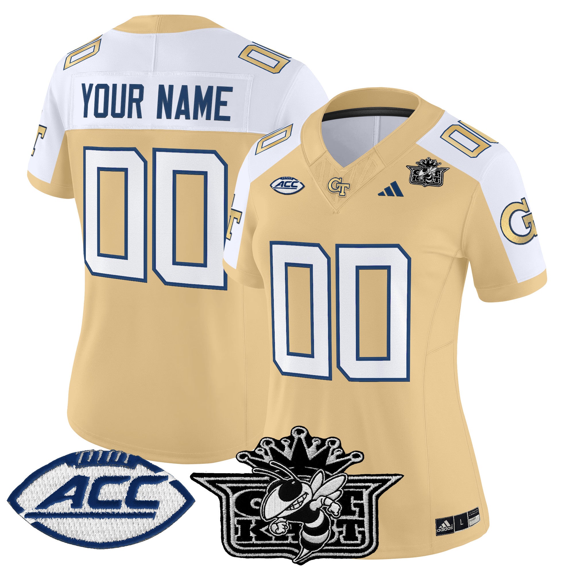Outkast x Georgia Tech Yellow Jackets 2025 Vapor Limited Custom Jersey - All stitched