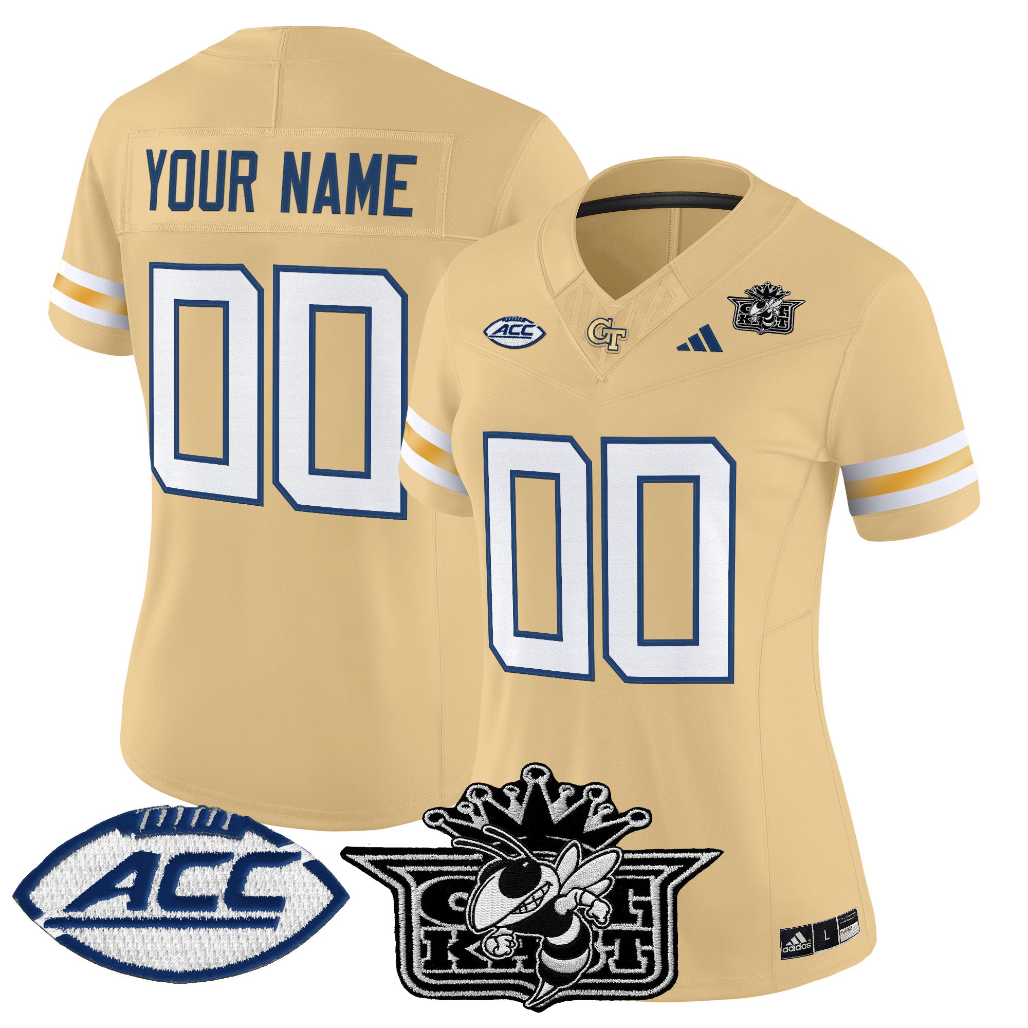 Outkast x Georgia Tech Yellow Jackets 2025 Vapor Limited Custom Jersey - All stitched