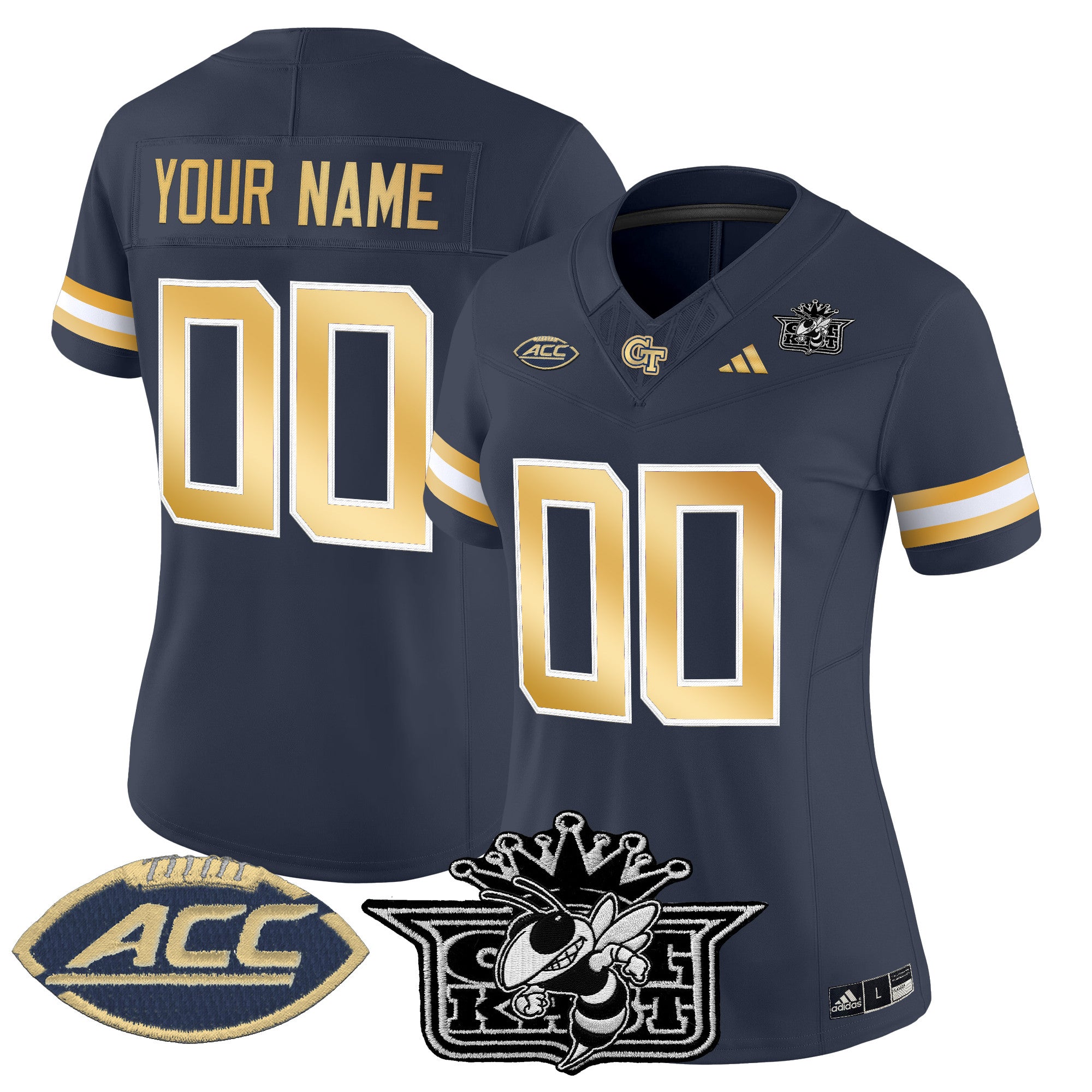 Outkast x Georgia Tech Yellow Jackets 2025 Vapor Limited Custom Jersey - All stitched