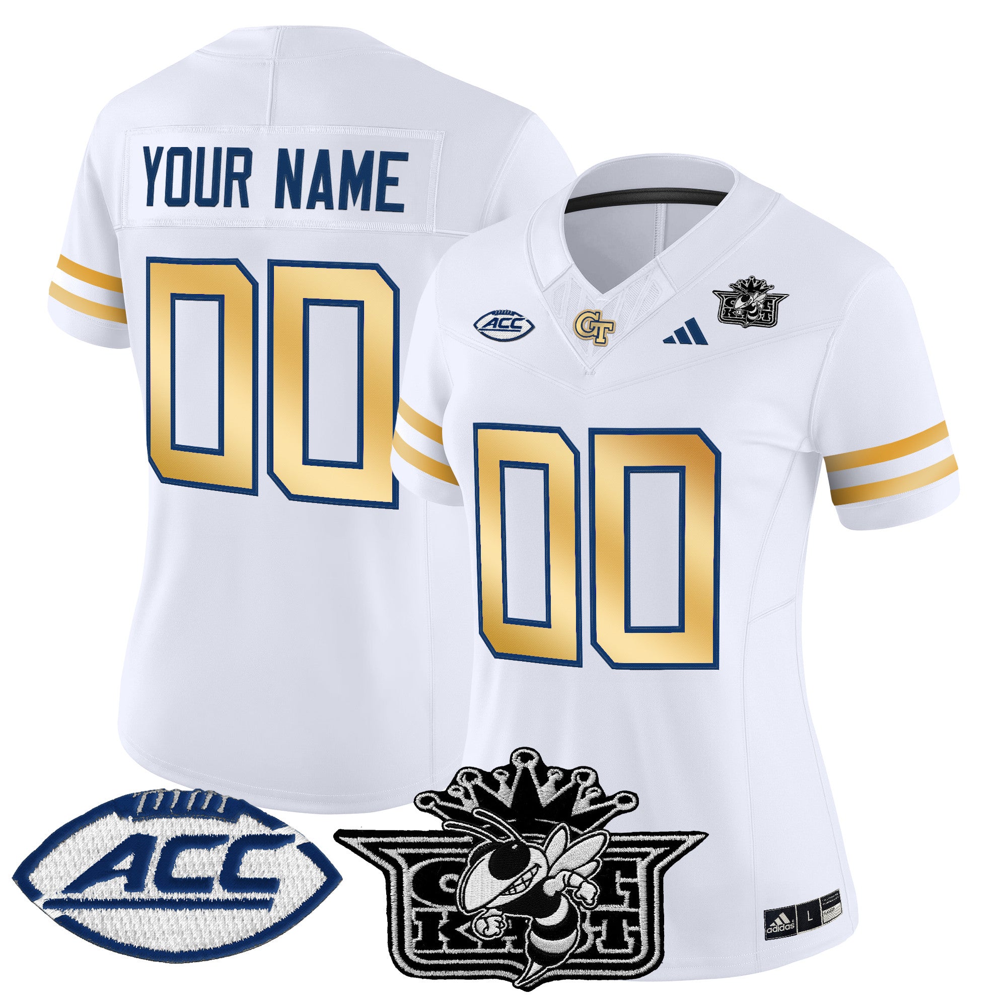 Outkast x Georgia Tech Yellow Jackets 2025 Vapor Limited Custom Jersey - All stitched