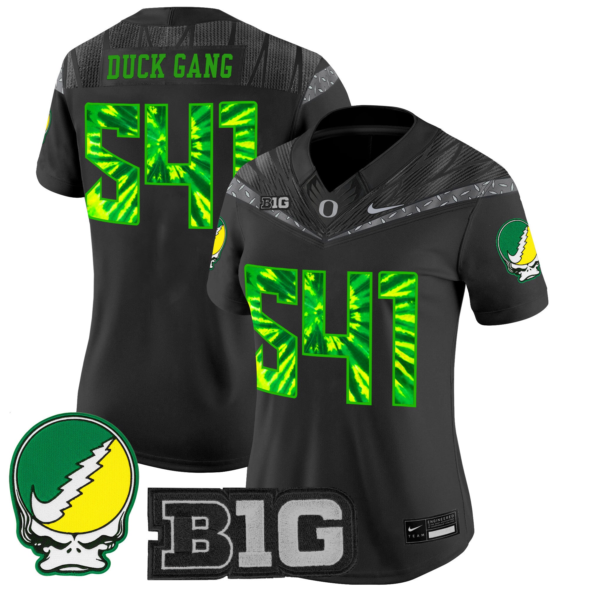Women's Oregon Ducks 2025 "Grateful Ducks" Vapor Limited Jersey - All Stitched
