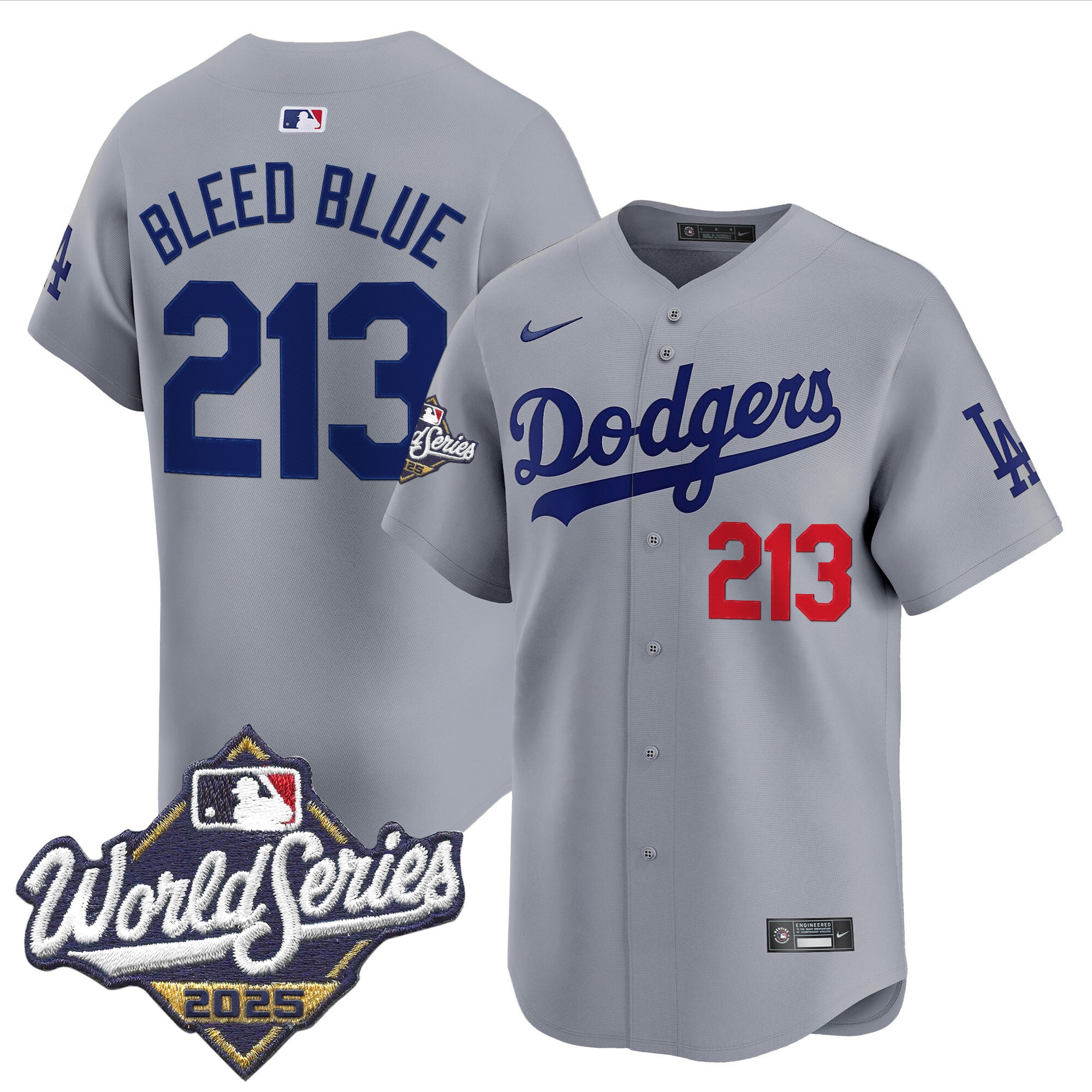 Men's Dodgers 2025 World Series Vapor Premier Limited Jersey - All Stitched