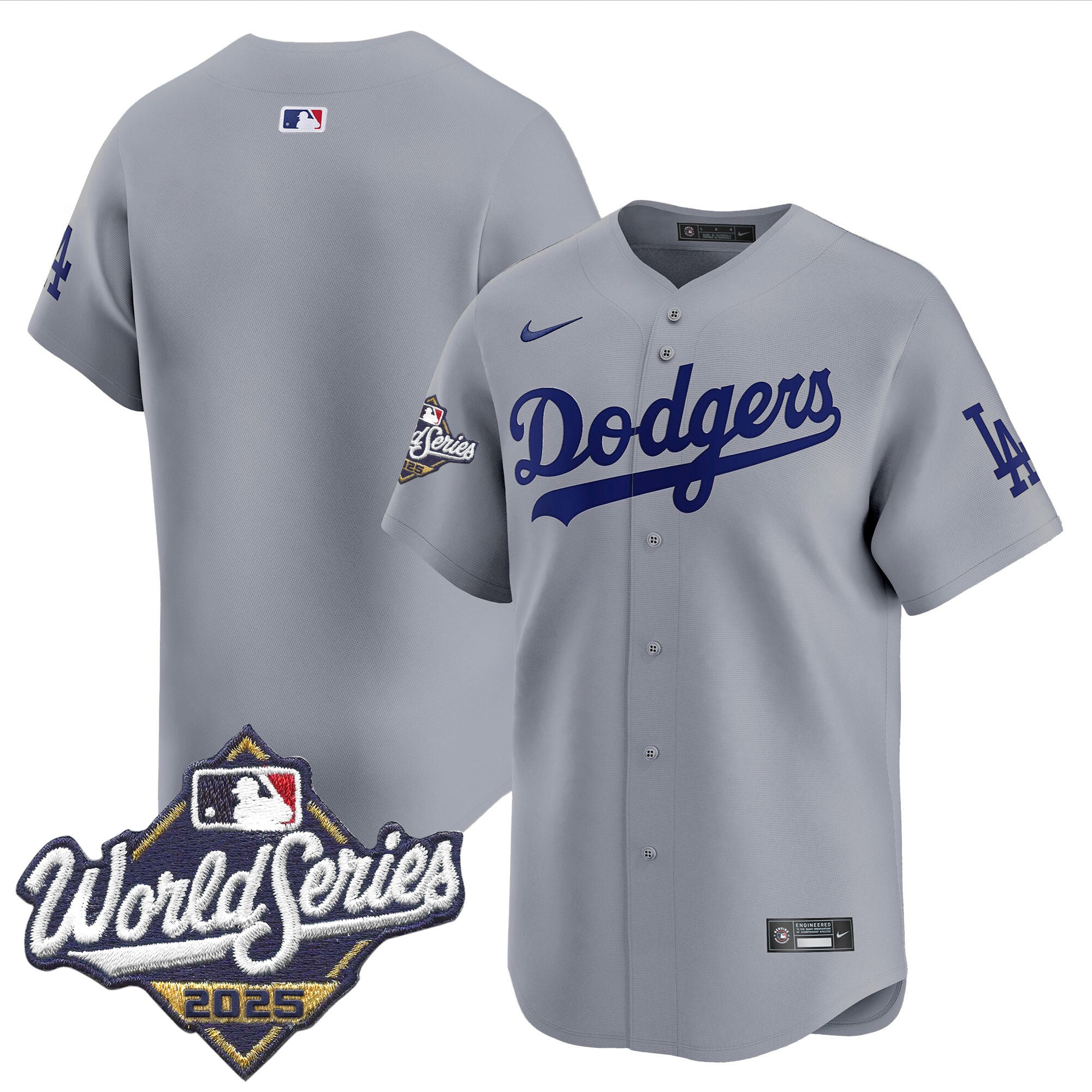 Men's Dodgers 2025 World Series Vapor Premier Limited Jersey - All Stitched