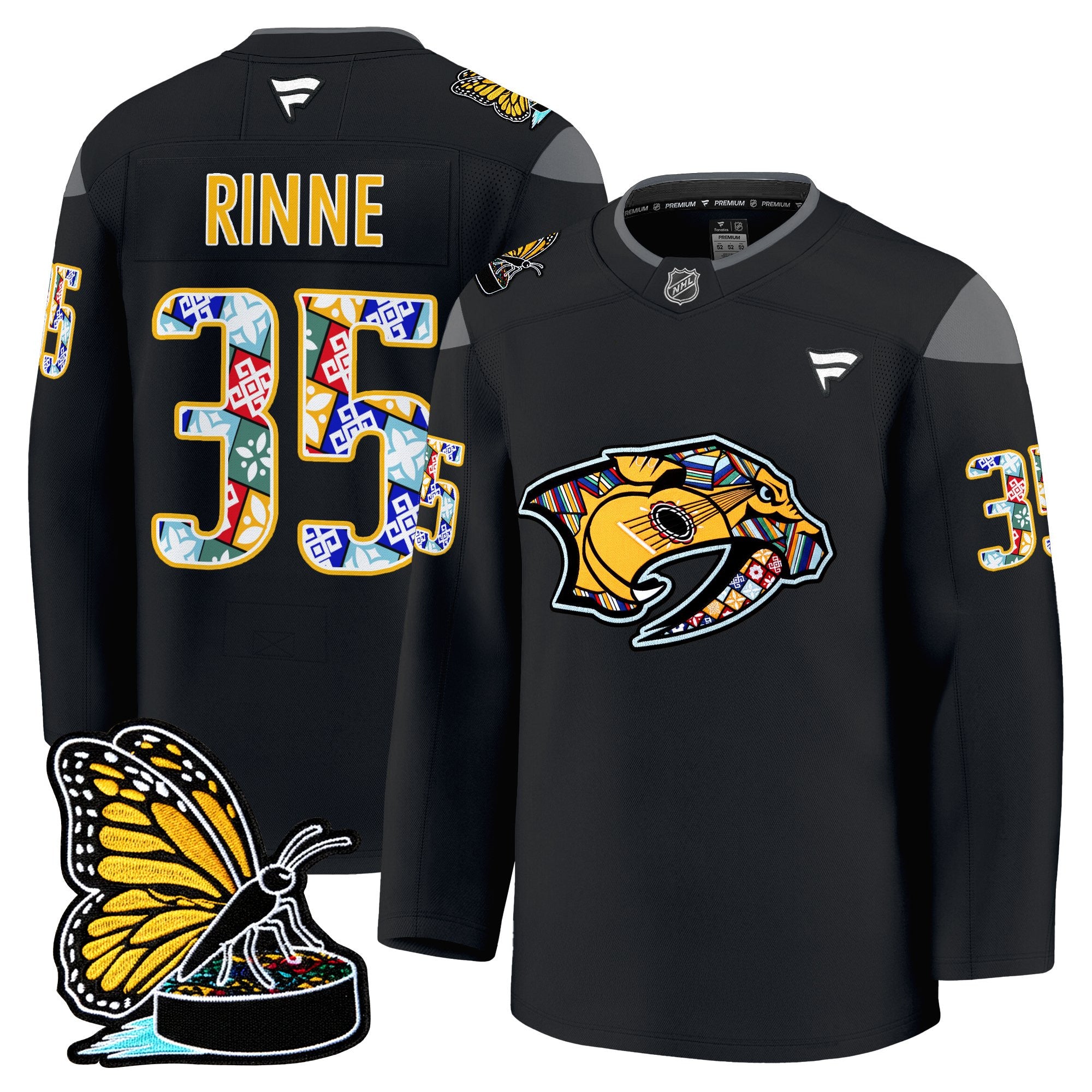 Men's Nashville Predators 2025 Hispanic Music Heritage Night Premium Jersey - All Stitched