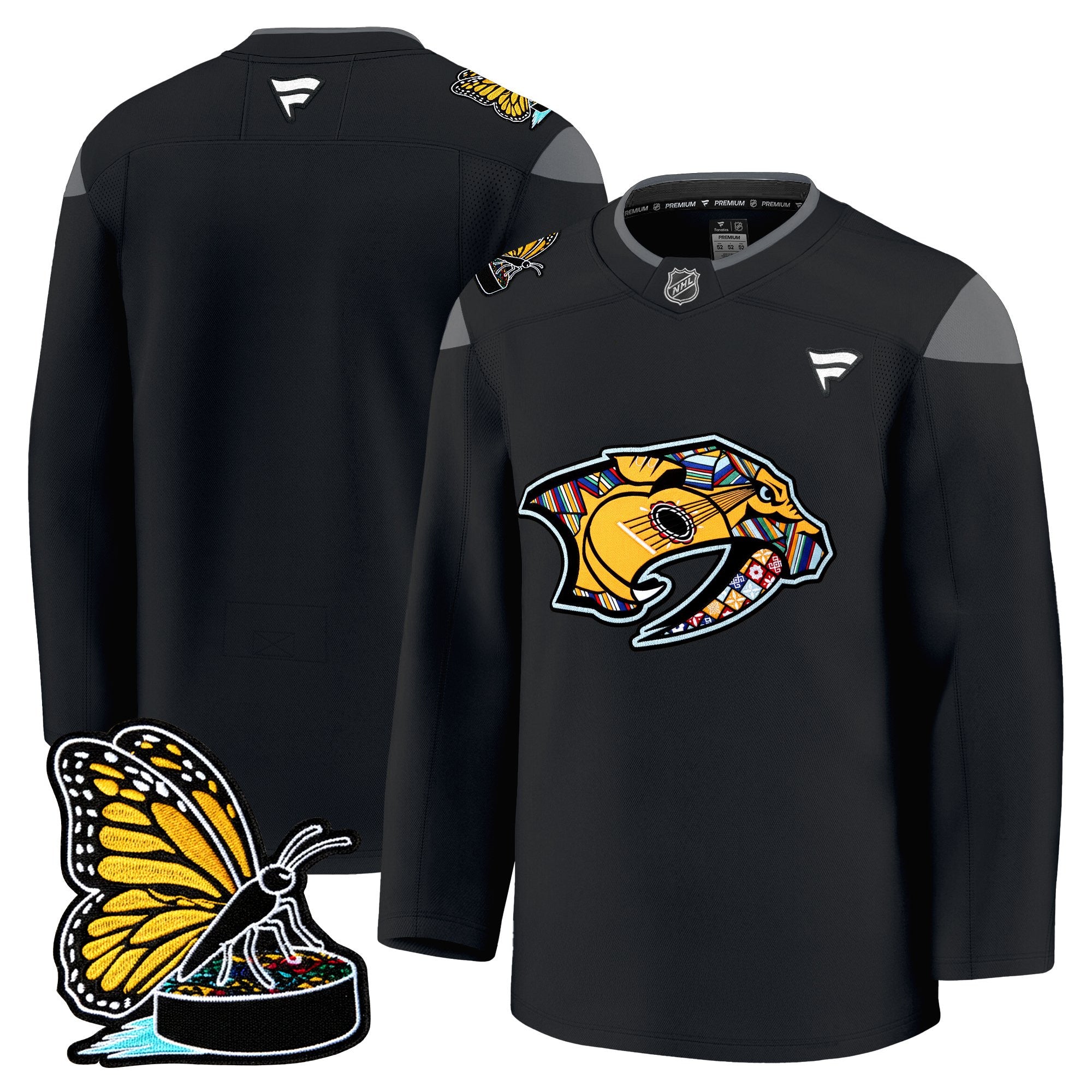 Men's Nashville Predators 2025 Hispanic Music Heritage Night Premium Jersey - All Stitched
