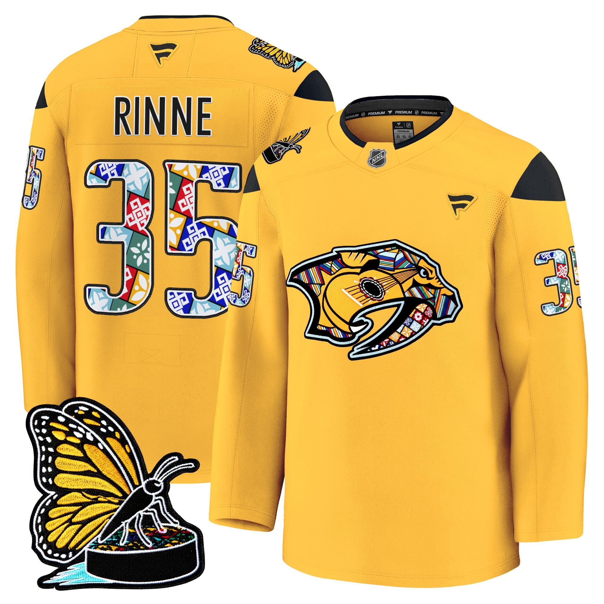 Men's Nashville Predators 2025 Hispanic Music Heritage Night Premium Jersey - All Stitched