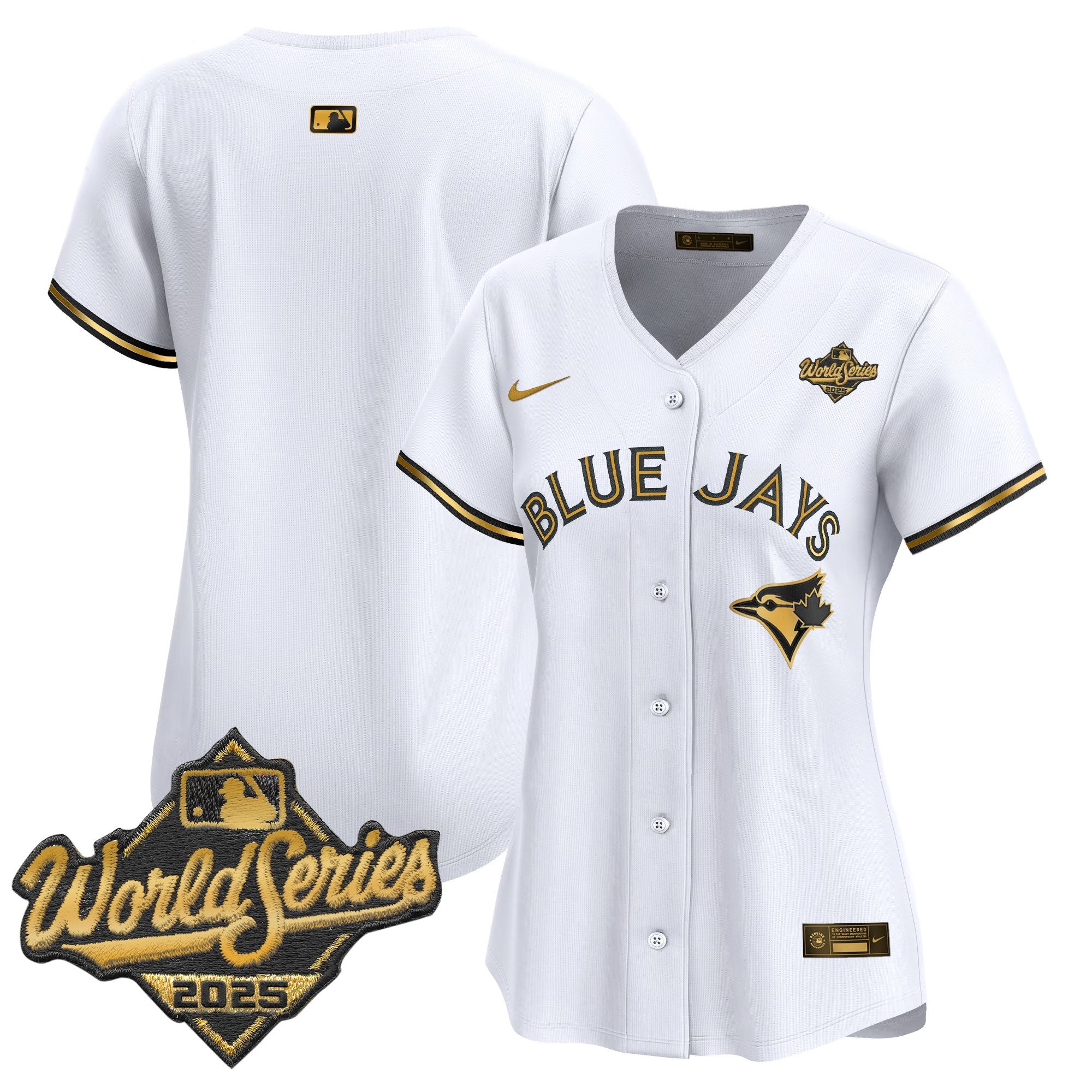 Women's Toronto Blue Jays 2025 World Series Vapor Premier Limited Jersey V2 - All Stitched
