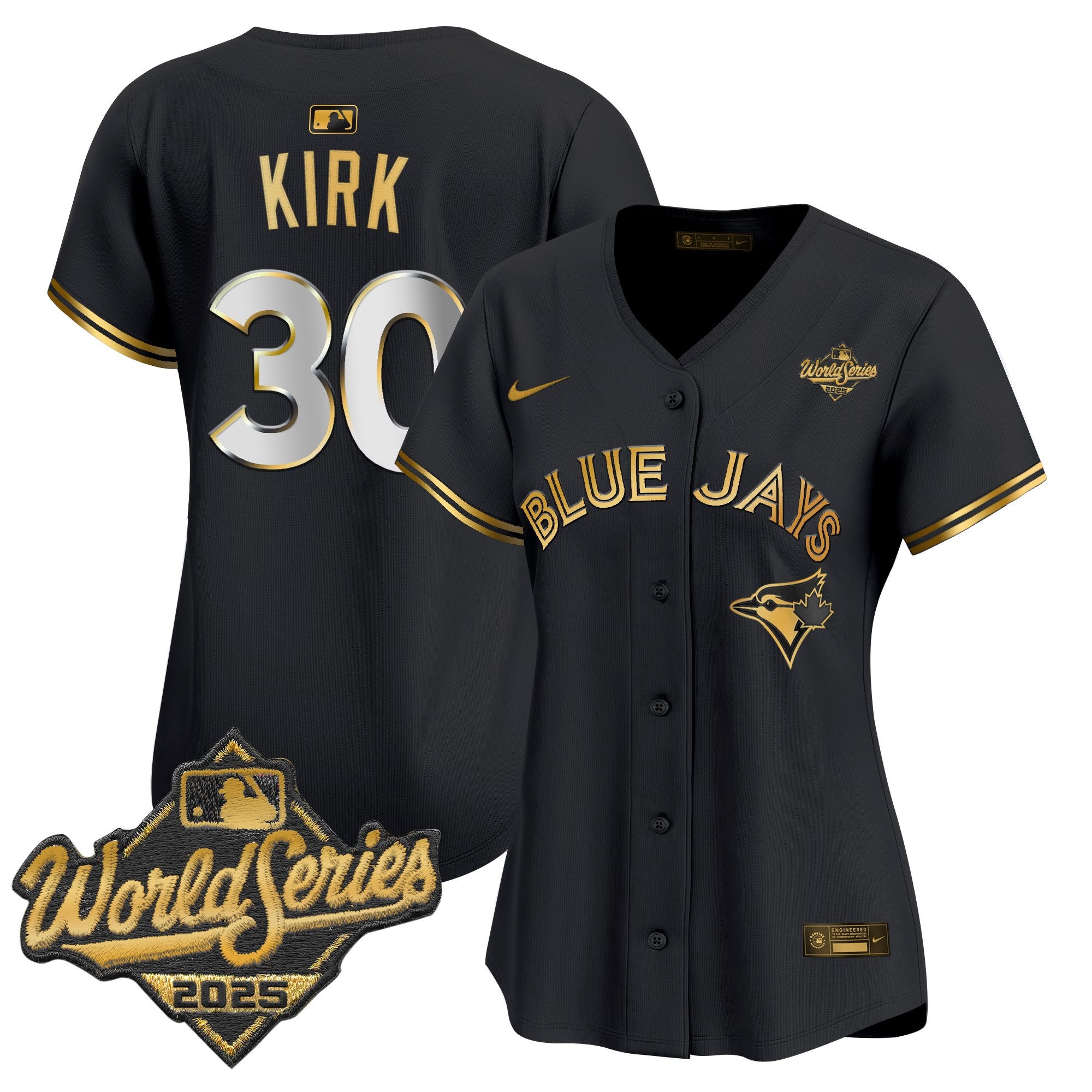 Women's Toronto Blue Jays 2025 World Series Vapor Premier Limited Jersey V2 - All Stitched