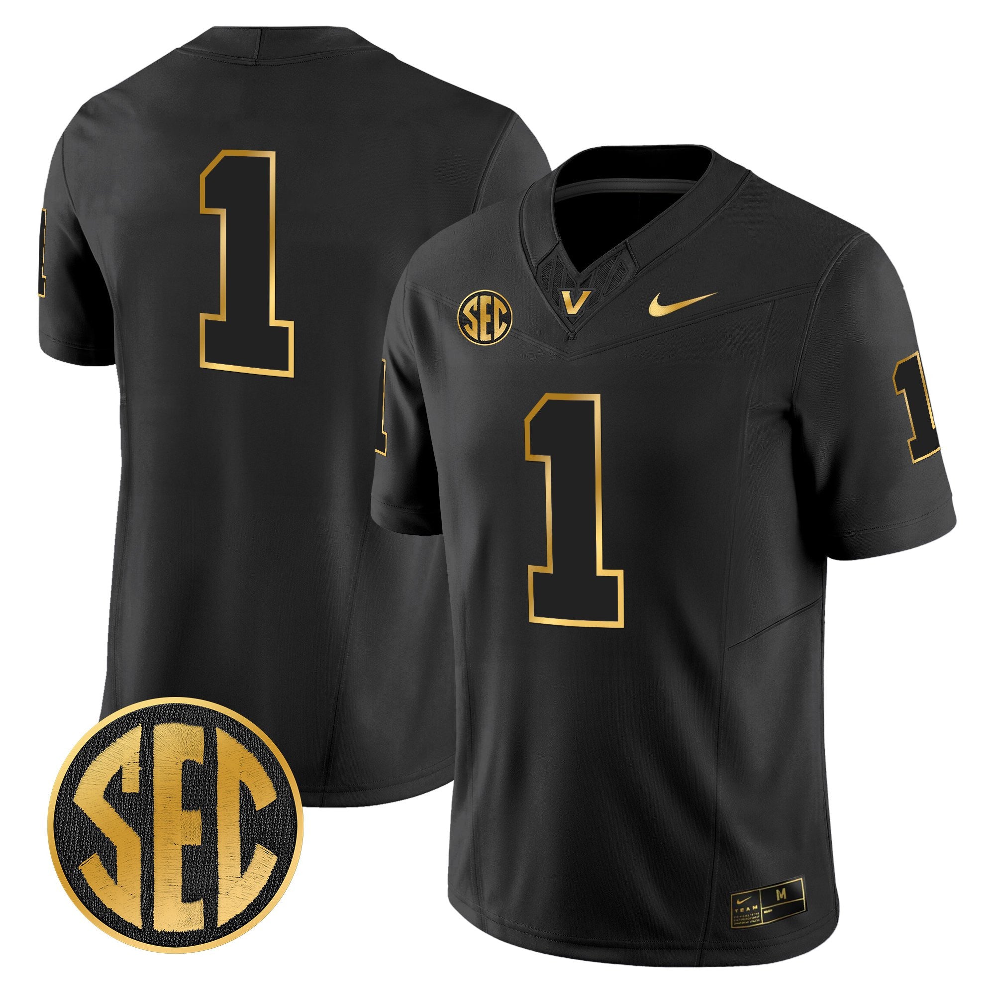 Men's Vanderbilt Commodores 2025 Gold Vapor Limited Jersey - All Stitched