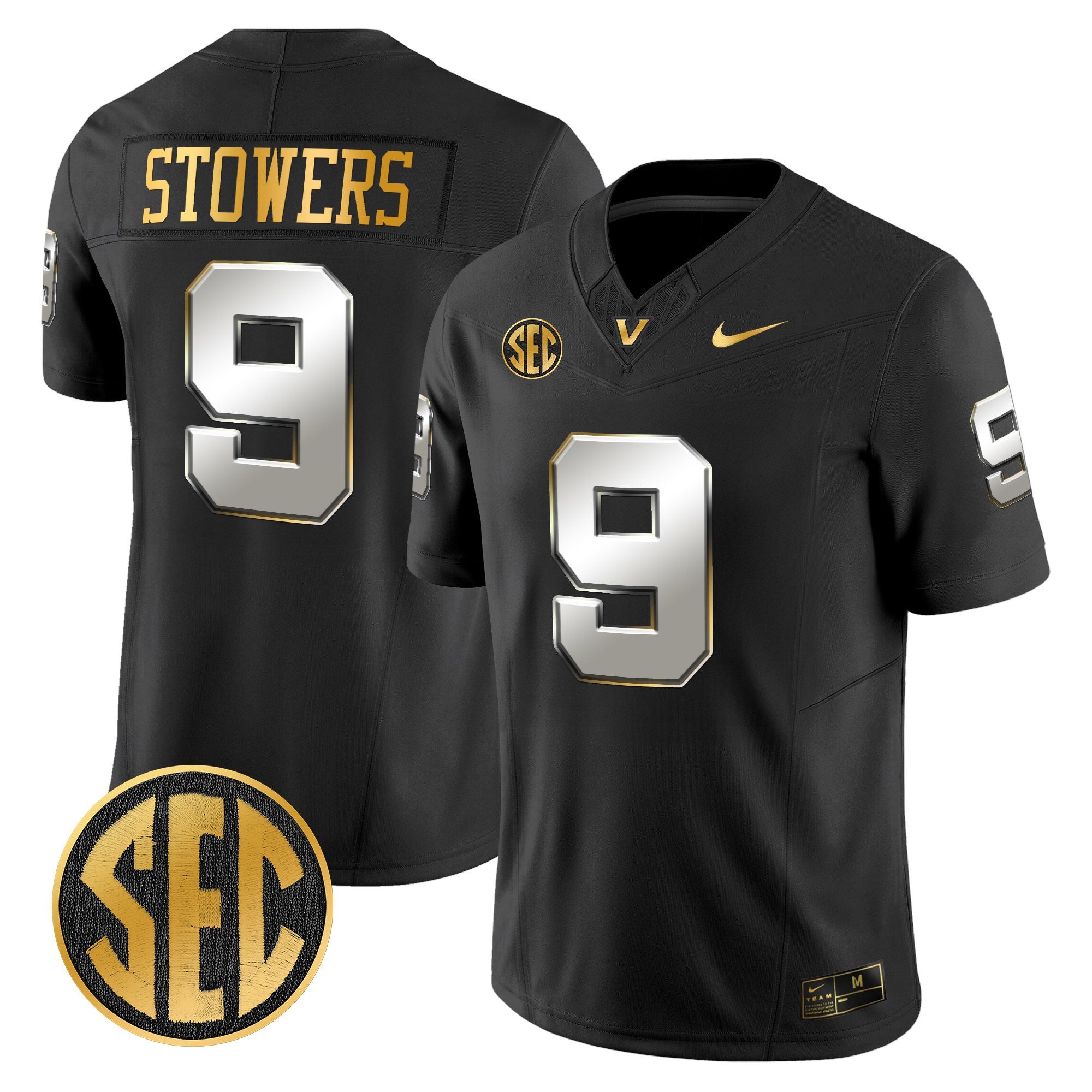 Men's Vanderbilt Commodores 2025 Gold Vapor Limited Jersey - All Stitched