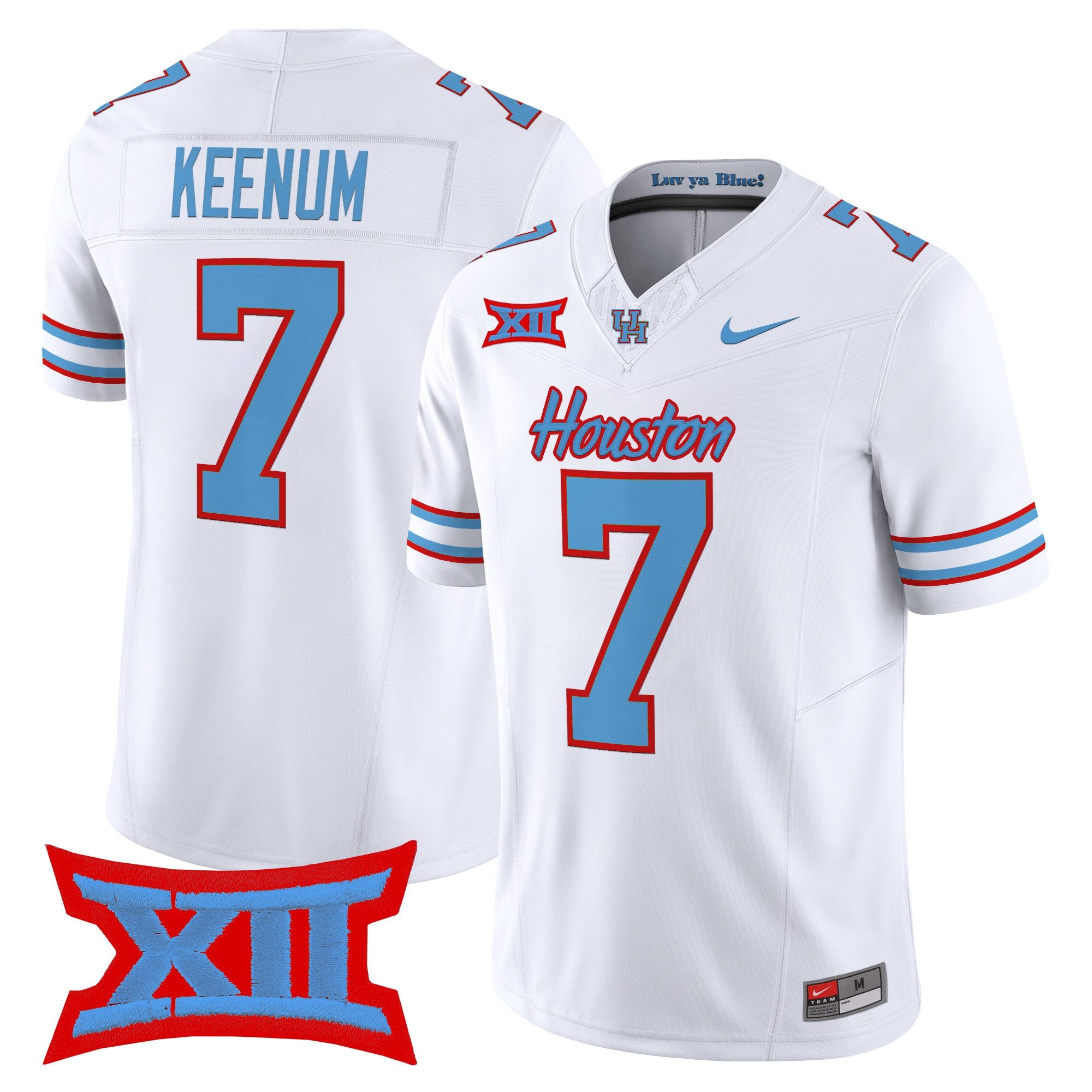 Men's Houston Cougars 2025 Oilers Inspired Vapor Limited Jersey - All Stitched