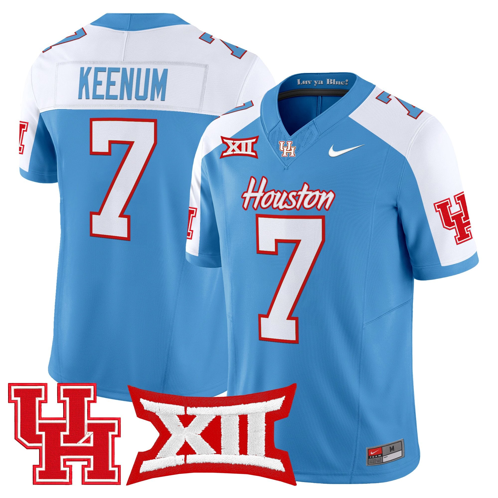 Men's Houston Cougars 2025 Oilers Inspired Vapor Limited Jersey - All Stitched