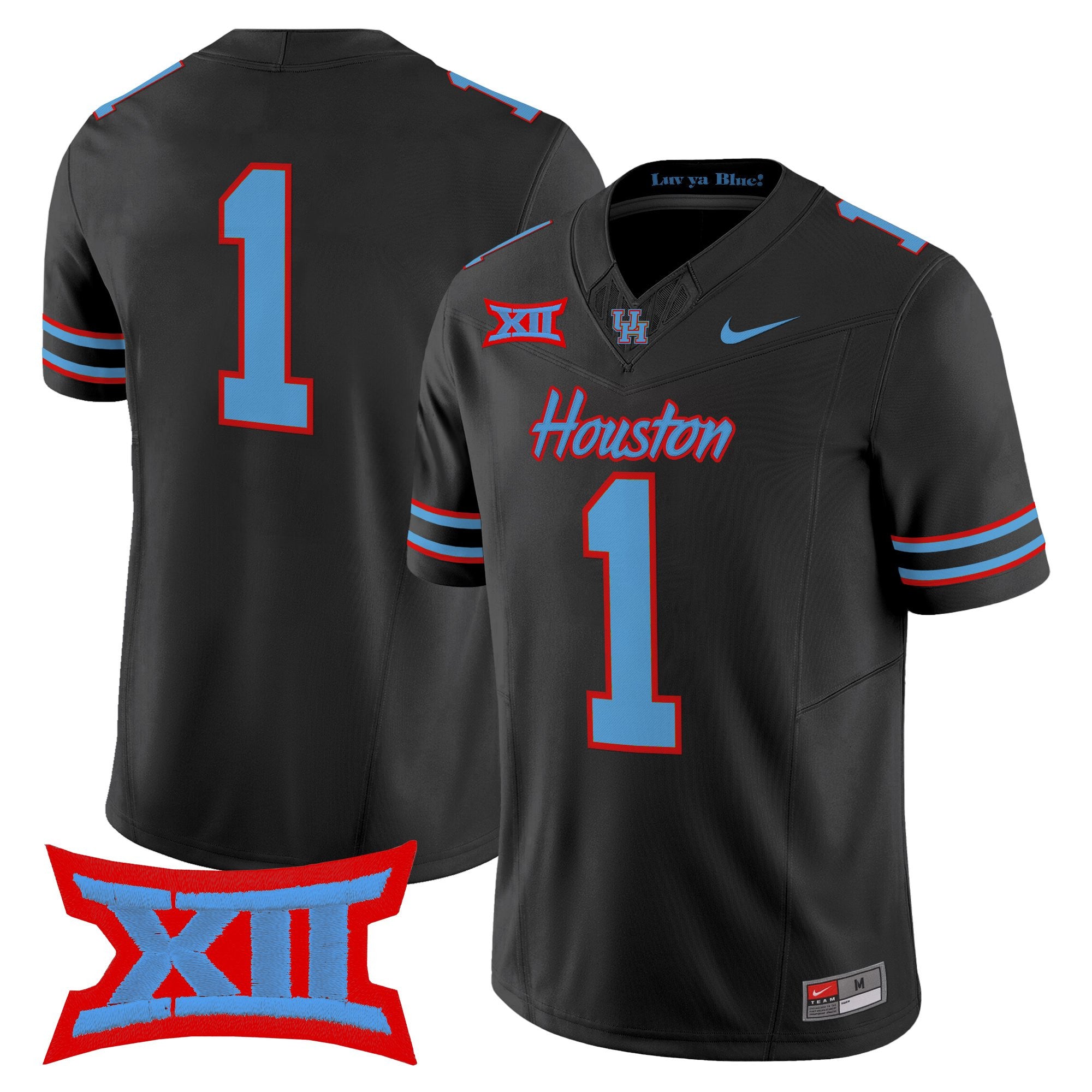 Men's Houston Cougars 2025 Oilers Inspired Vapor Limited Jersey - All Stitched