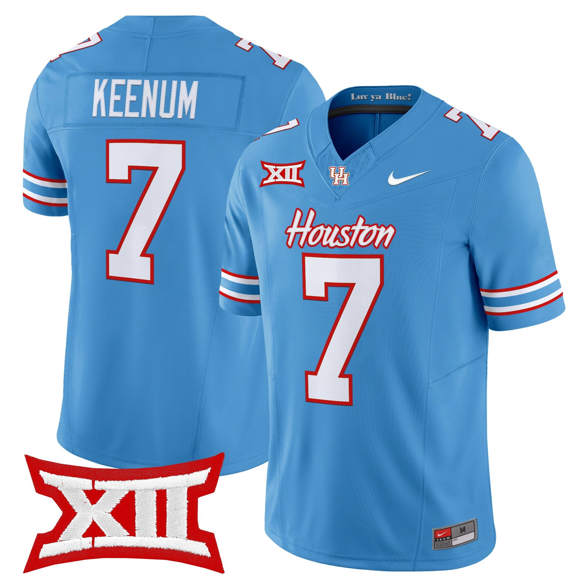 Men's Houston Cougars 2025 Oilers Inspired Vapor Limited Jersey - All Stitched