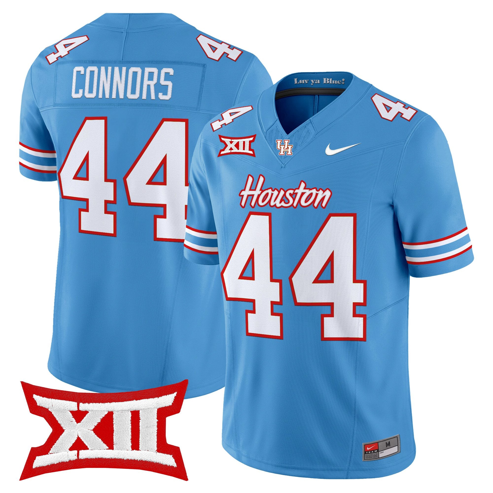 Men's Houston Cougars 2025 Oilers Inspired Vapor Limited Jersey - All Stitched