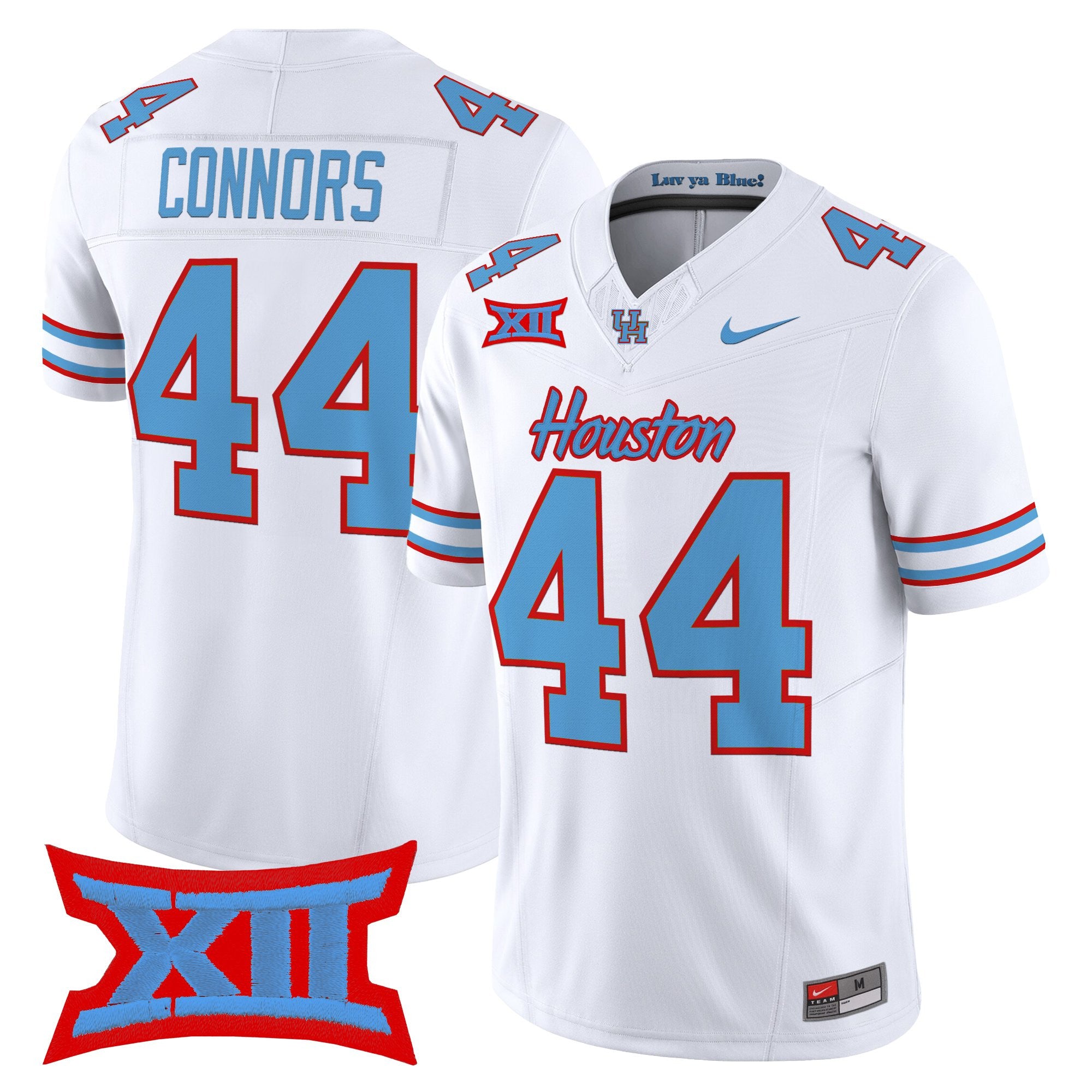 Men's Houston Cougars 2025 Oilers Inspired Vapor Limited Jersey - All Stitched