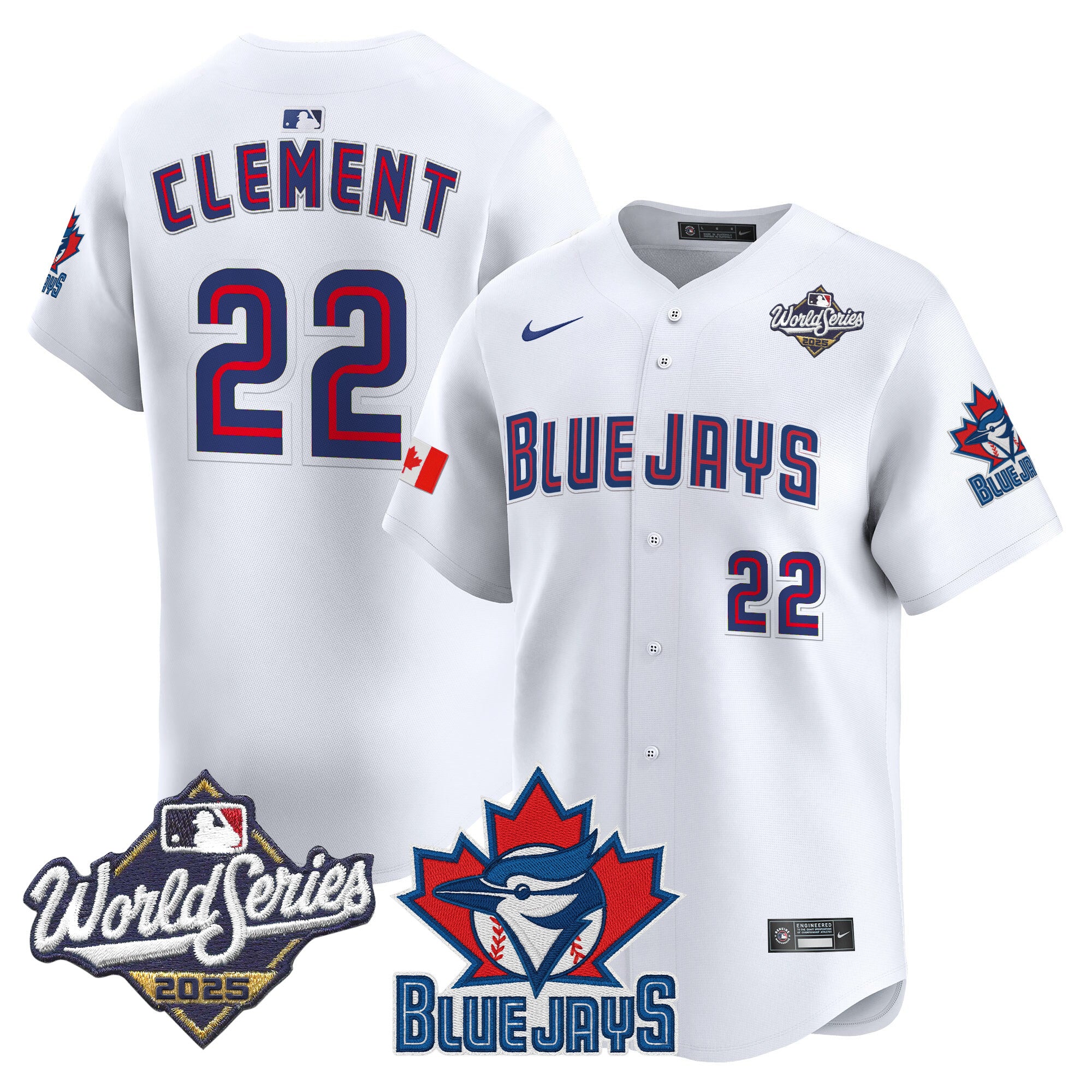 Men's Toronto Blue Jays 2025 World Series Vapor Premier Limited Jersey V3 - All Stitched