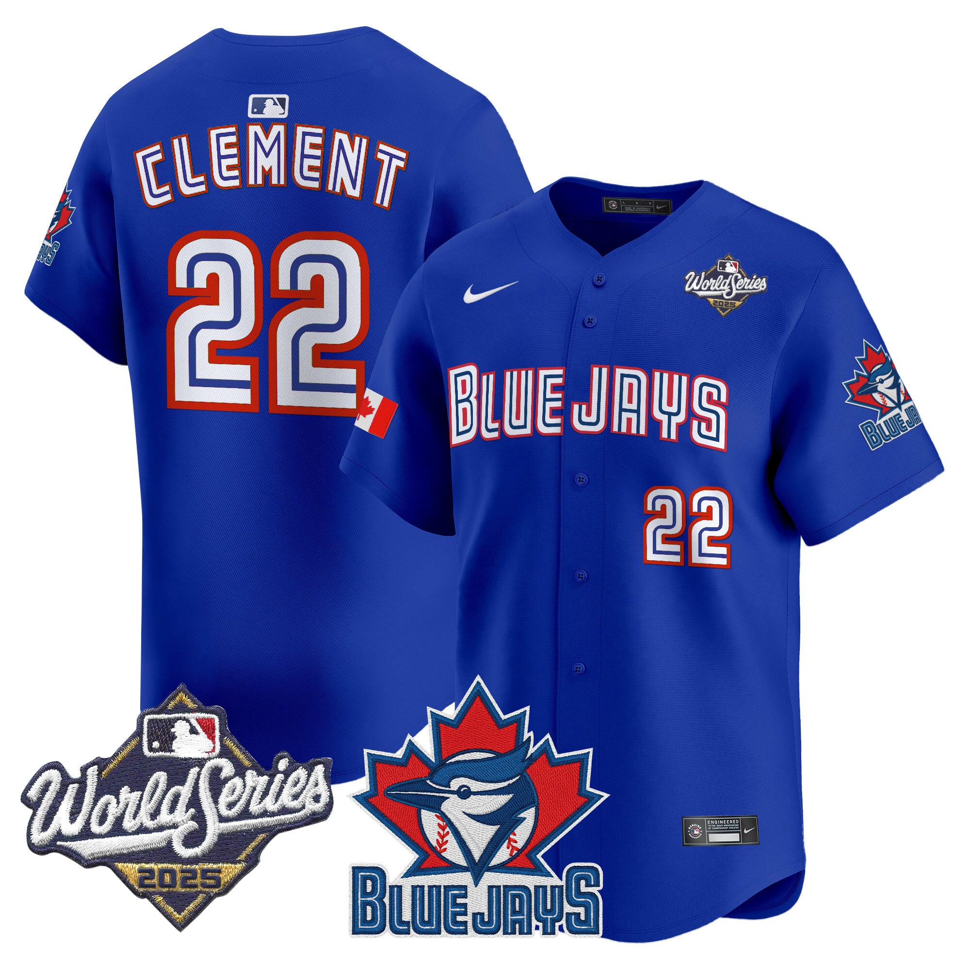 Men's Toronto Blue Jays 2025 World Series Vapor Premier Limited Jersey V3 - All Stitched