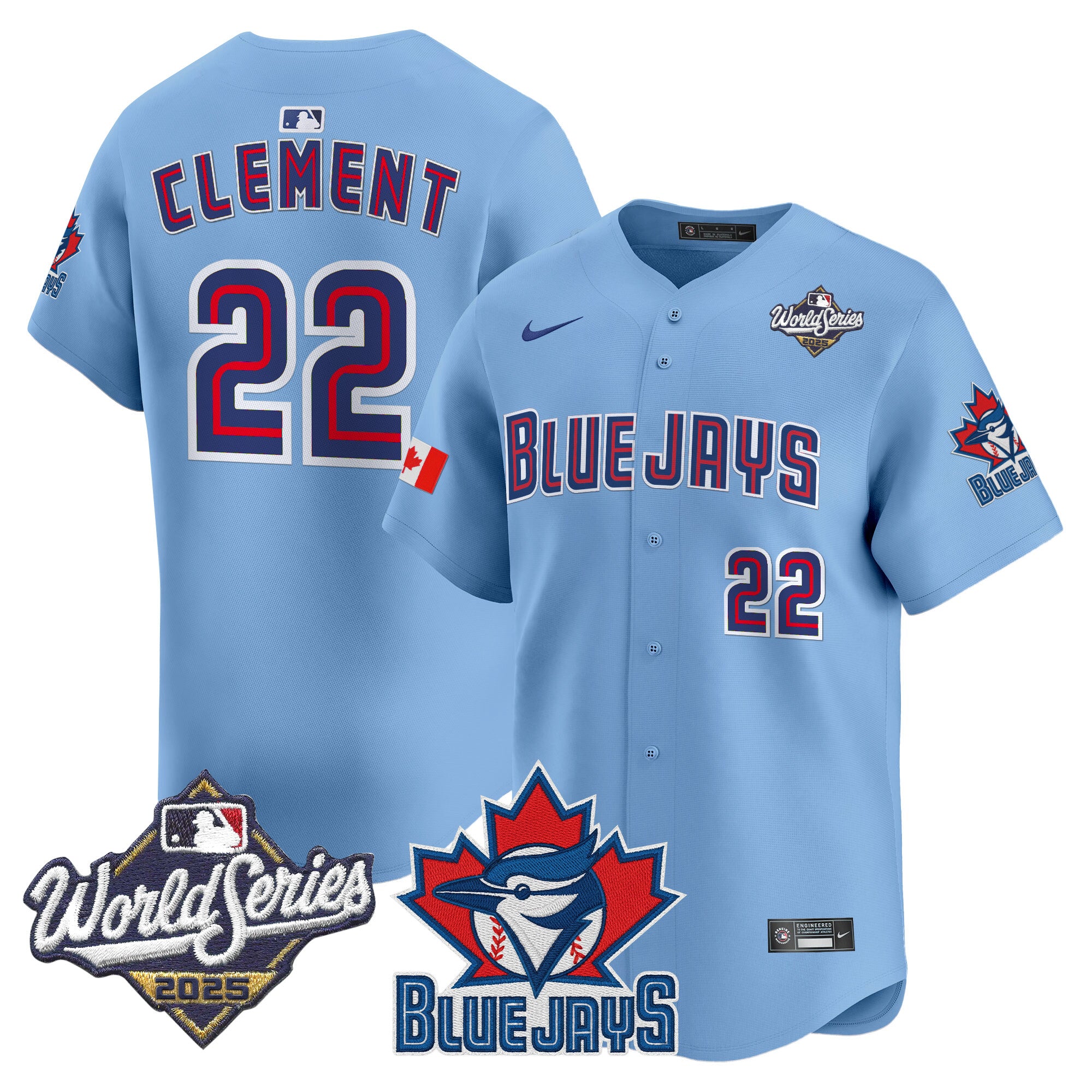 Men's Toronto Blue Jays 2025 World Series Vapor Premier Limited Jersey V3 - All Stitched