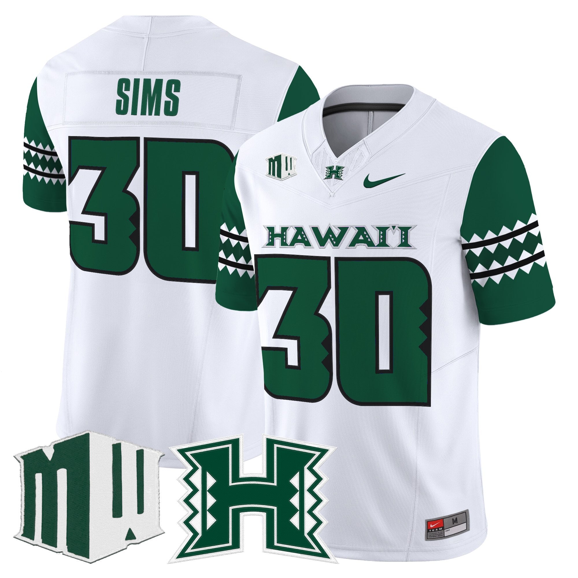 Men's Hawai'i Rainbow Warriors 2025 Vapor Limited Jersey - All Stitched