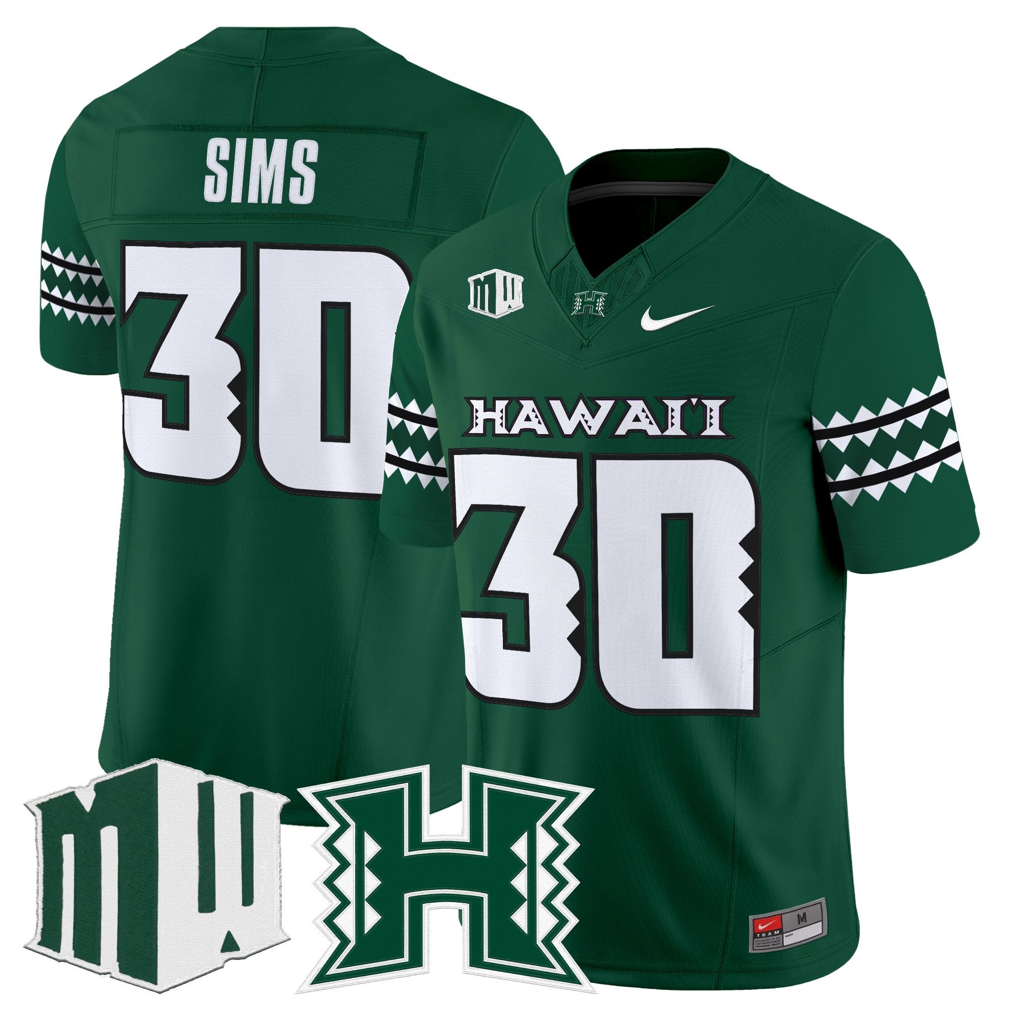 Men's Hawai'i Rainbow Warriors 2025 Vapor Limited Jersey - All Stitched